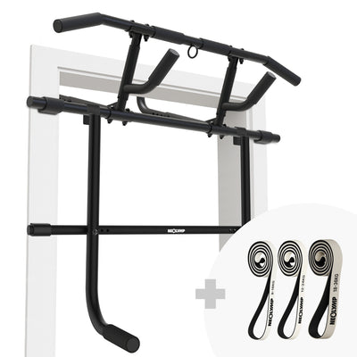 Klimmzugstange + Dip Bar + Resistance Bands