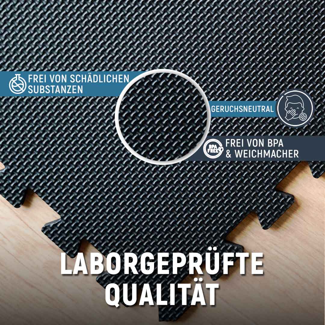 Puzzle mats made of foam (sports floor, fitness mat)