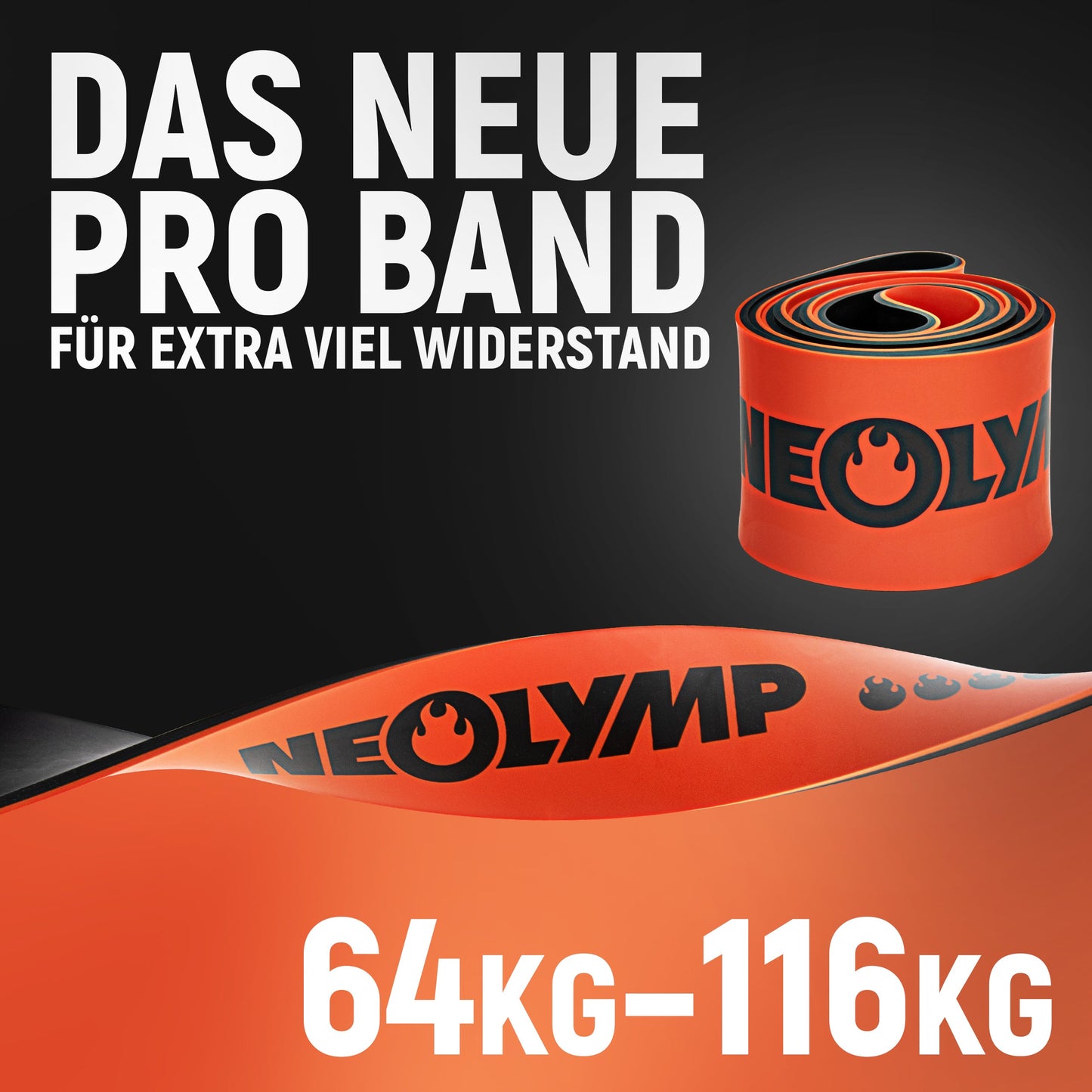 Heavy Resistance Bands, Widerstandsbänder aus Latex | B-Ware