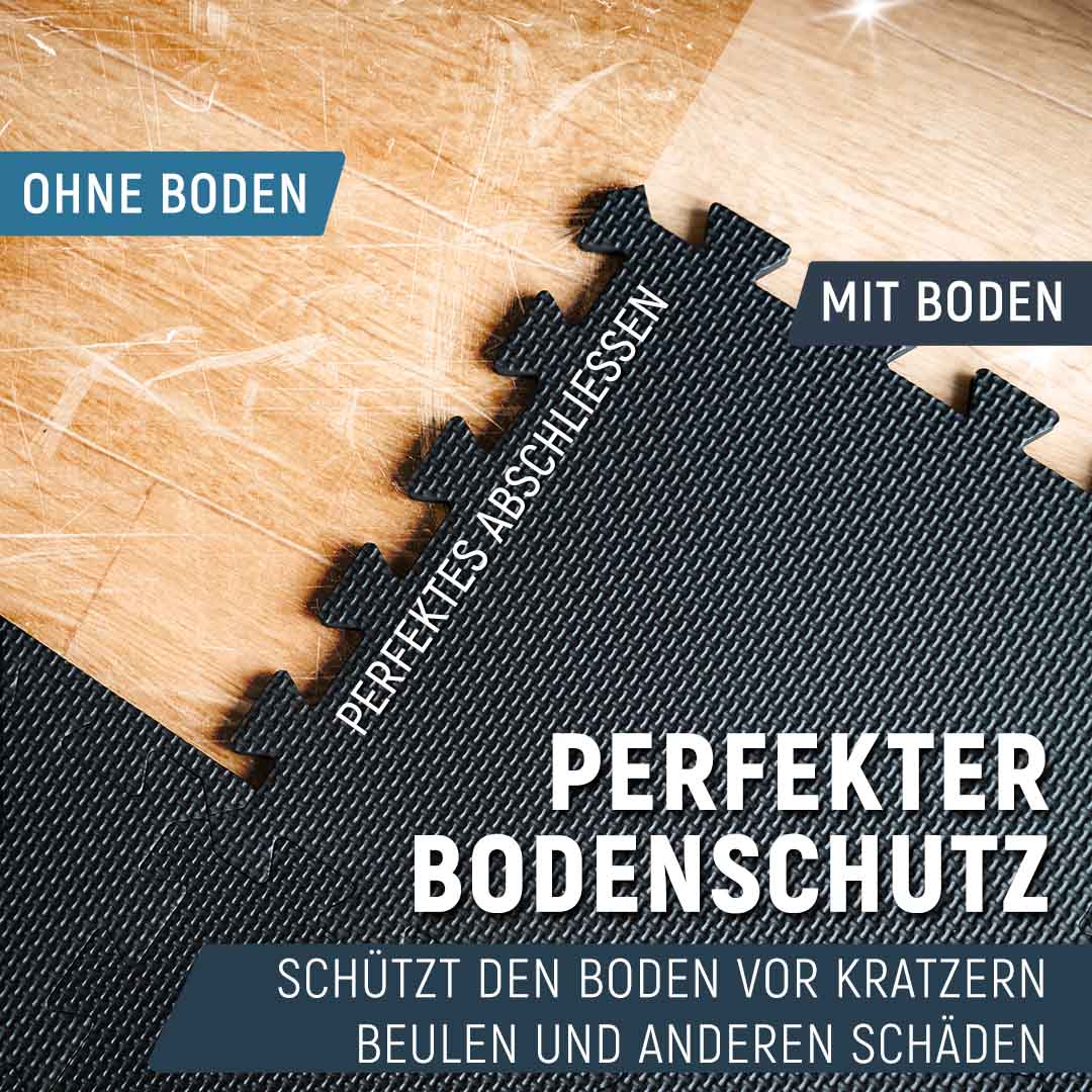 Puzzle mats made of foam (sports floor, fitness mat)