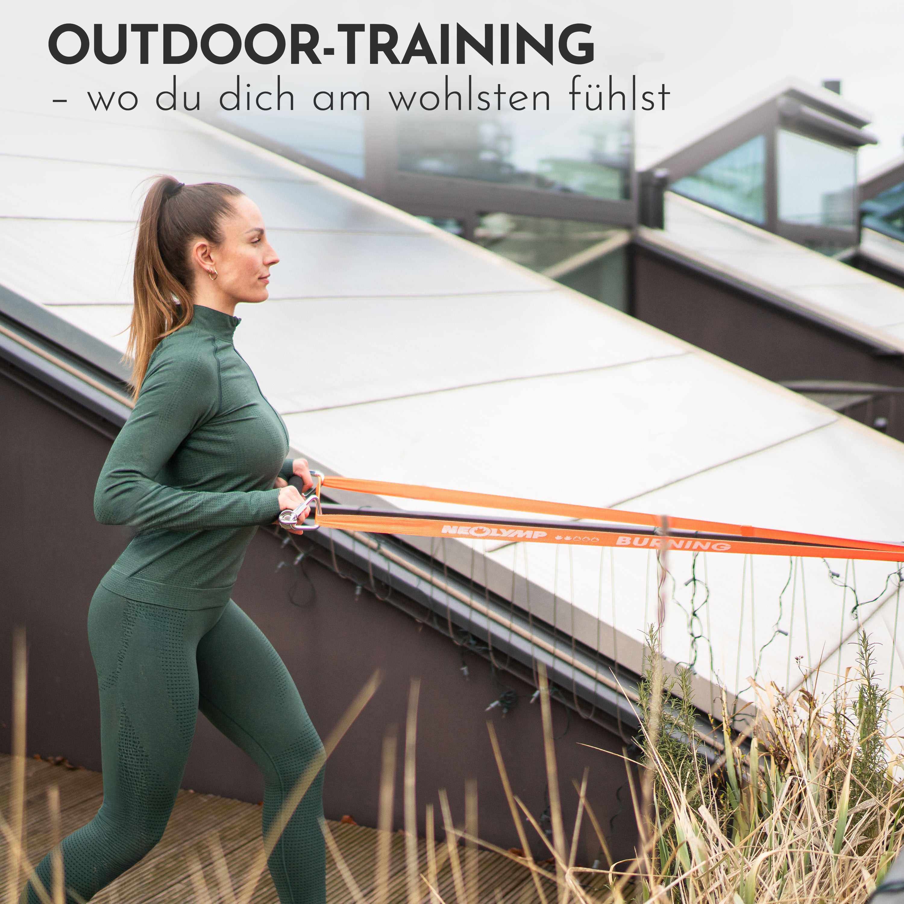 Ensemble complet de bandes de fitness – Bandes de fitness en tissu avec accessoires & 400 exercices