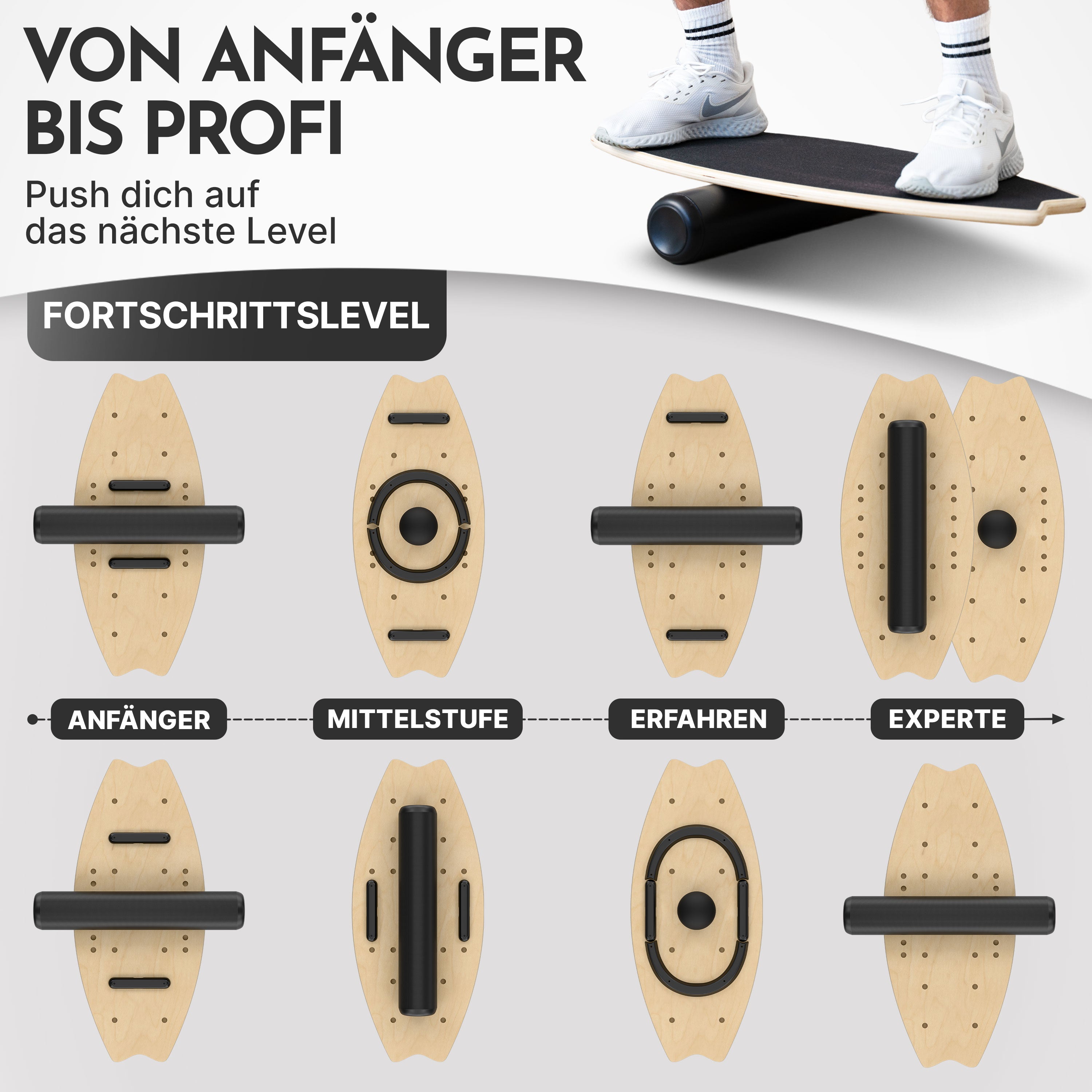 Planche d'équilibre forme surf