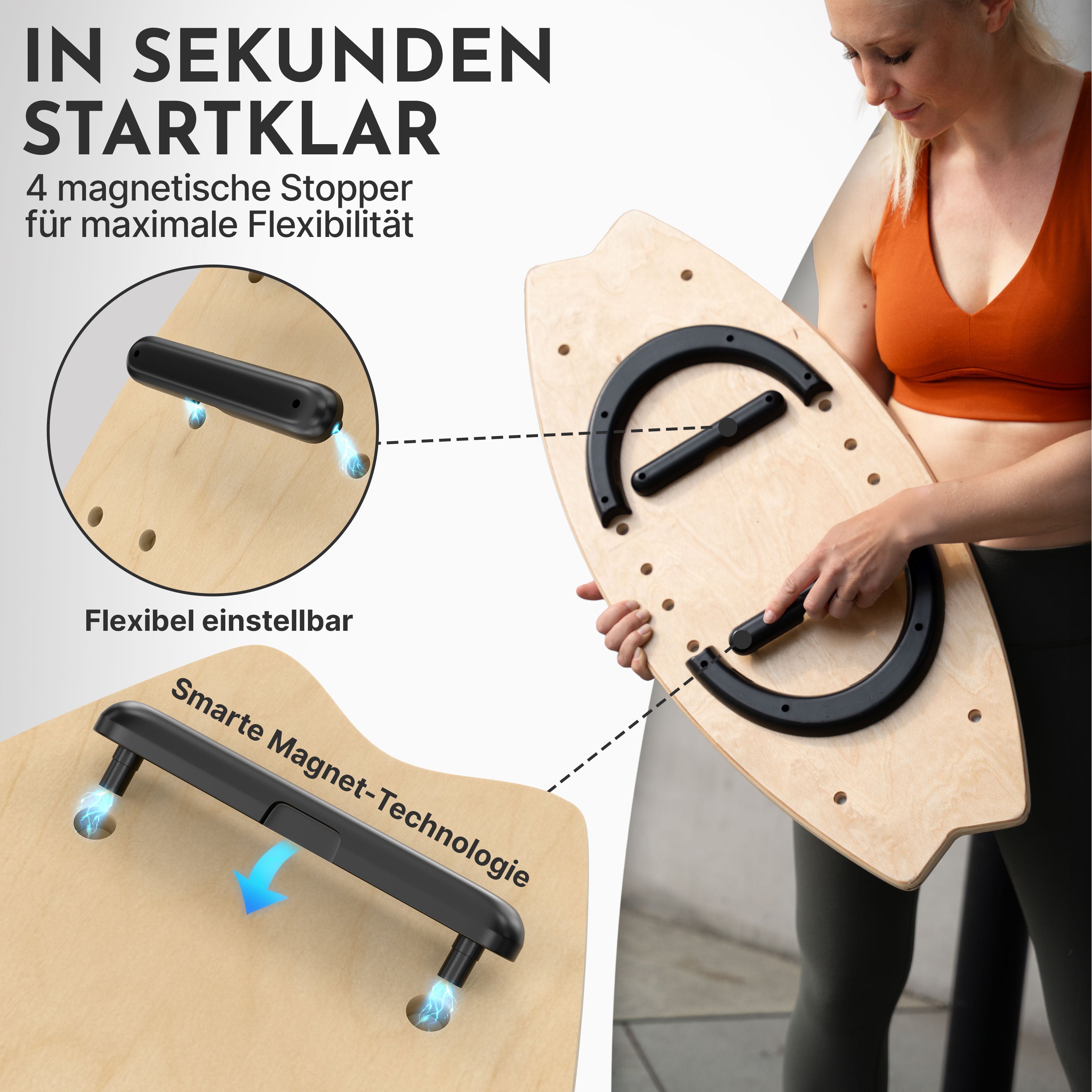 Planche d'équilibre forme surf