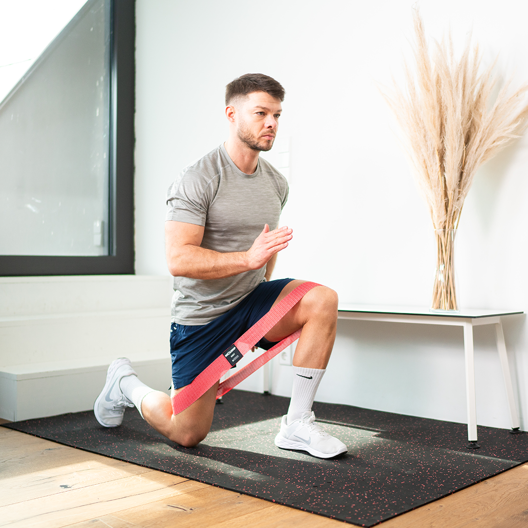 Short fabric fitness bands