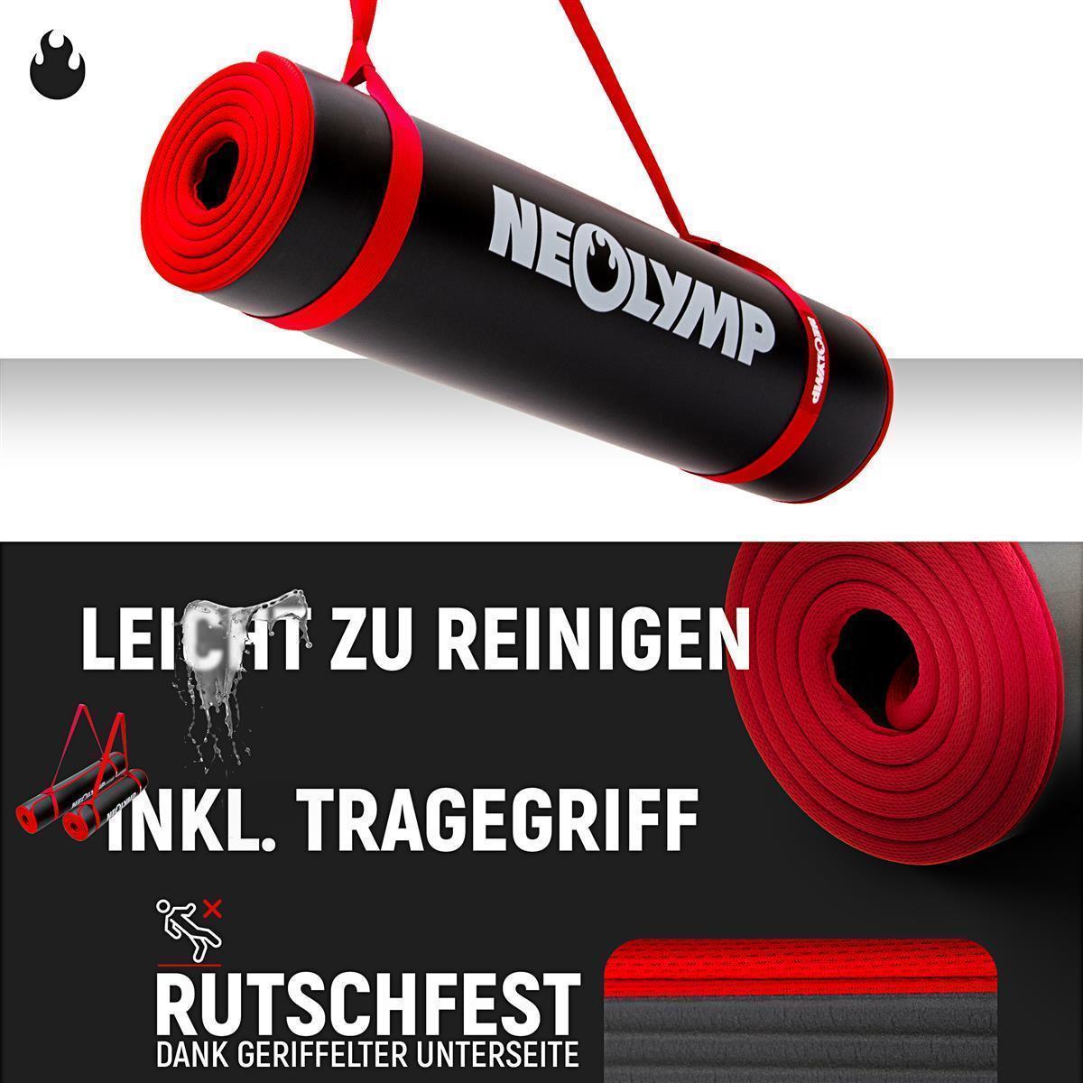 Fitnessmatte – extra dick und rutschfest