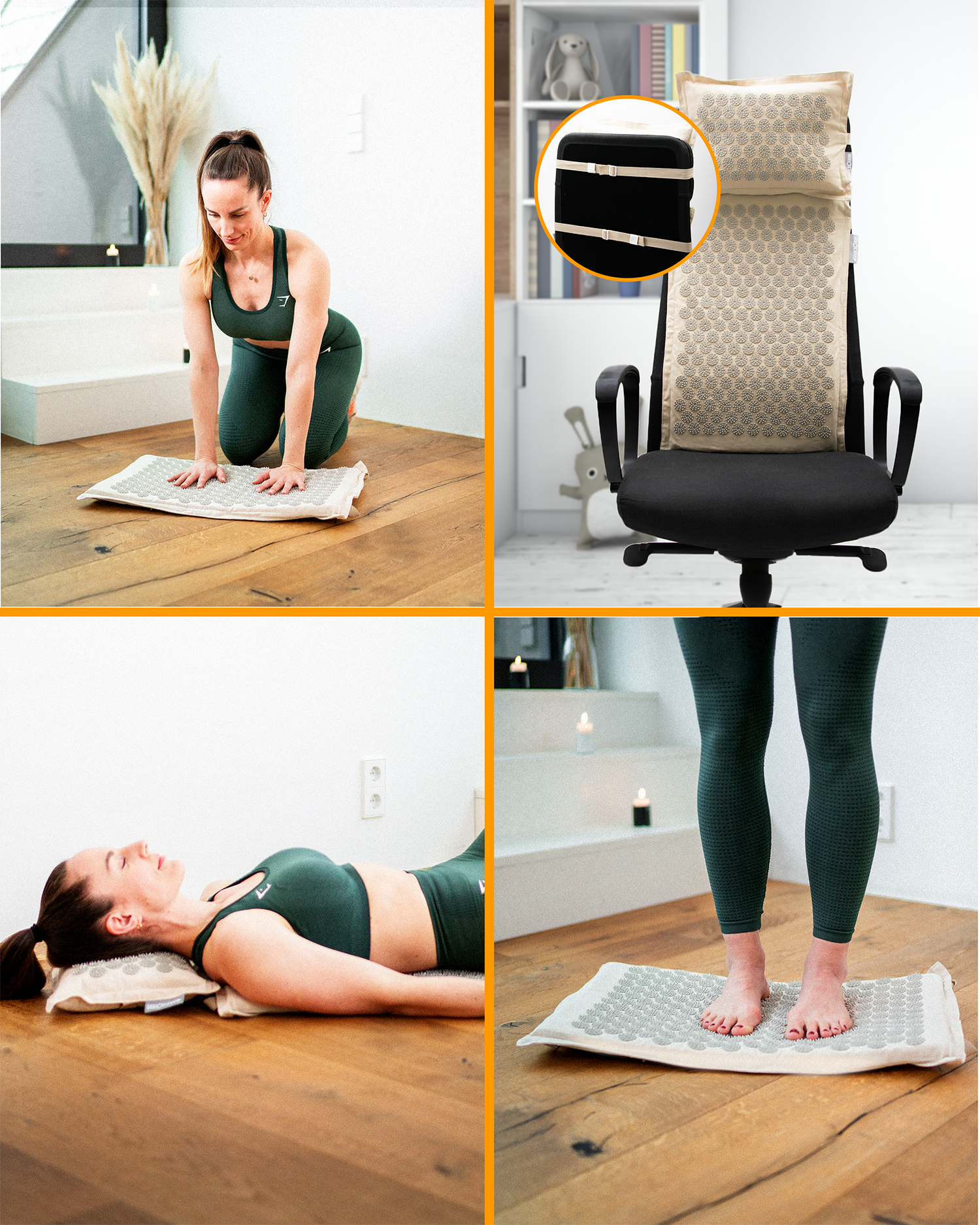 Acupressure Allround Set with free lumbar belt & exercises