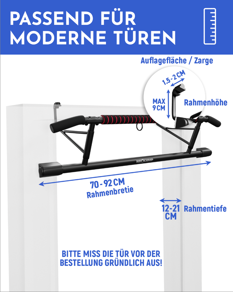 Pull-up bar in the door frame (for hanging)