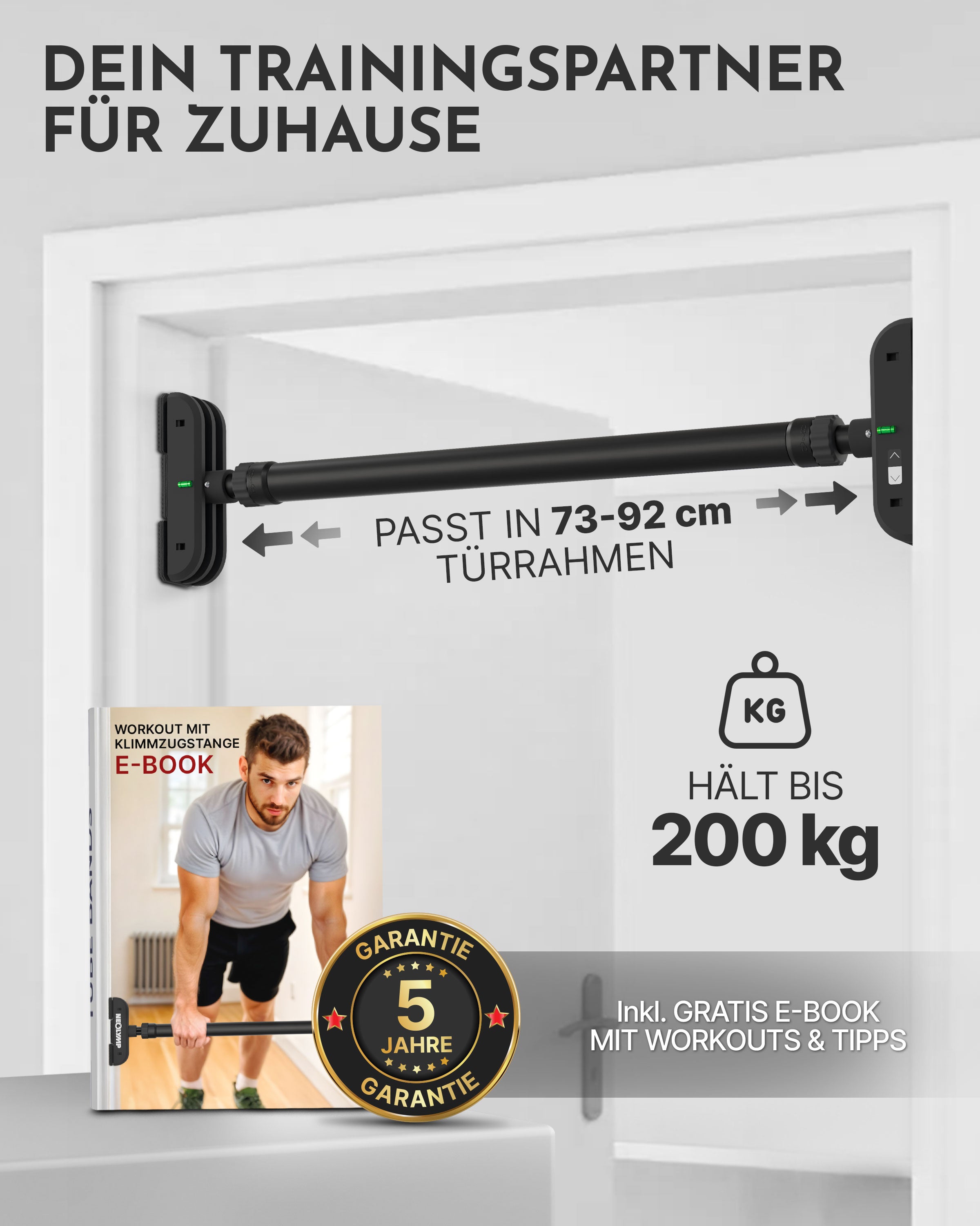 Telescopic Pull-Up Bar Premium