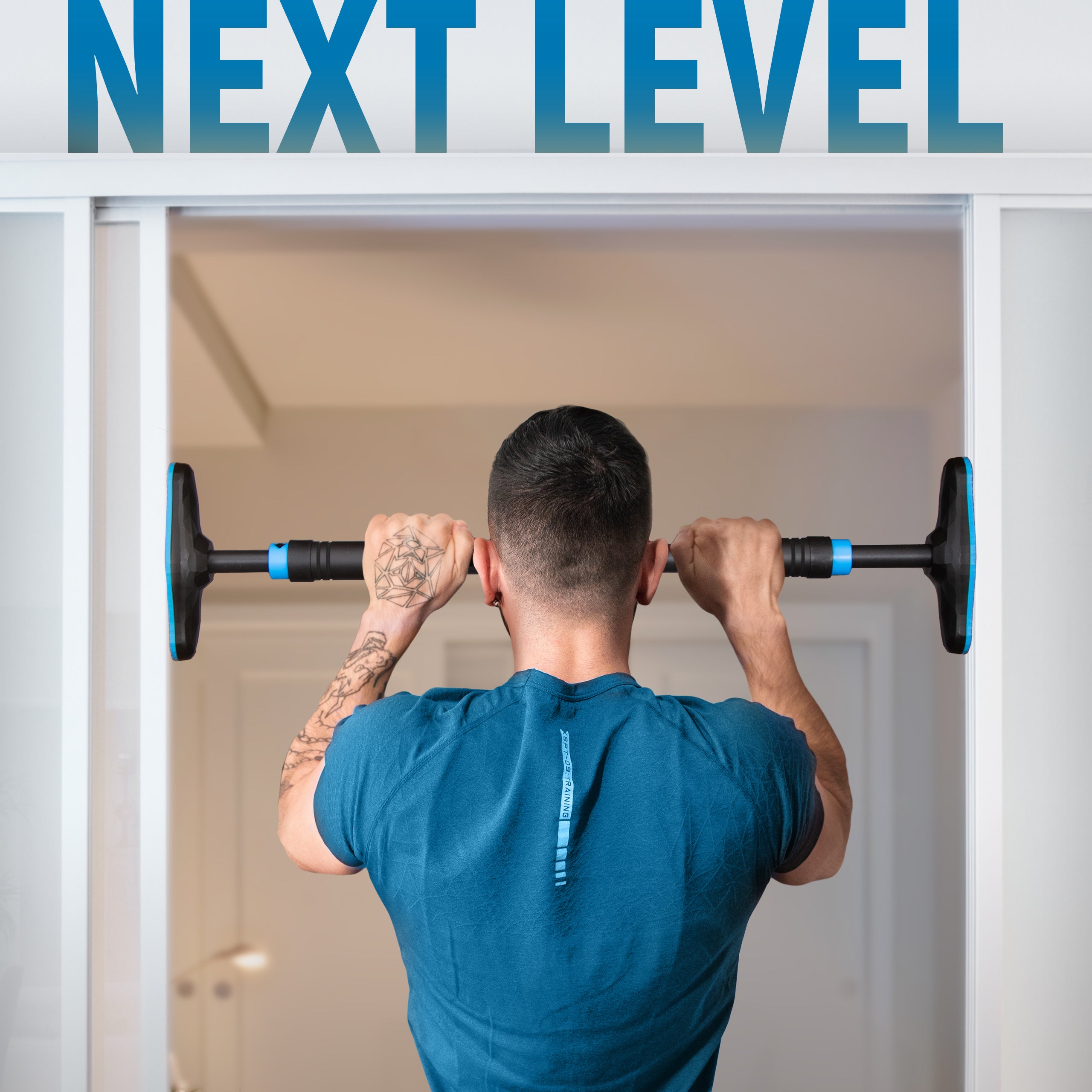 Telescopic pull-up bar for doors | B-stock