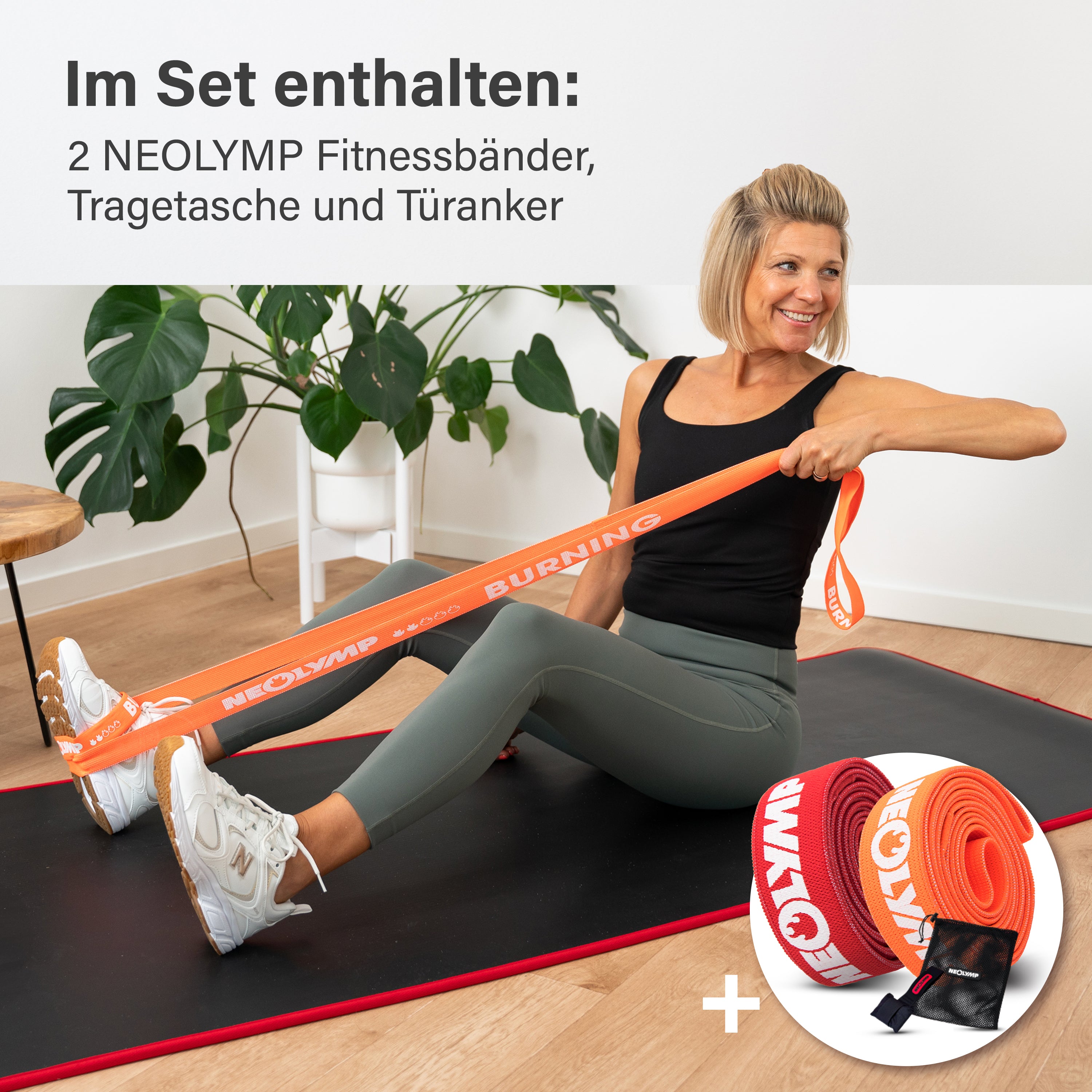 Cours en ligne pour un dos plus fort et plus puissant avec un ensemble de bandes de fitness gratuit