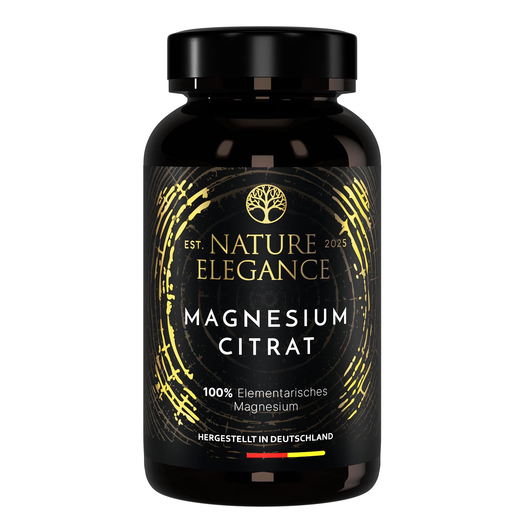 Nature Elegance - Magnesium Citrate - Vegan Capsules 360mg per Dose