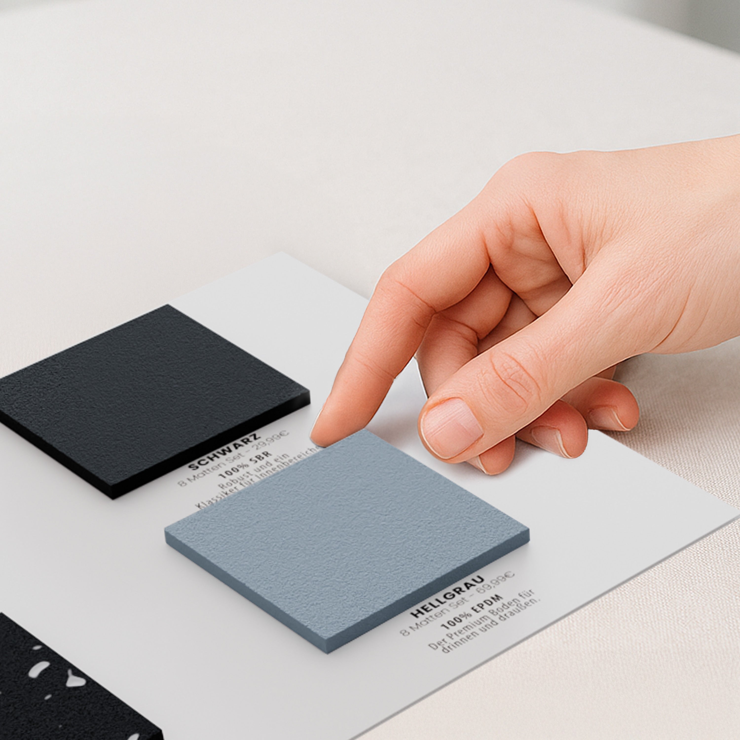 Kostenloses Probemuster Premium-Bodenschutz (4 Farben)