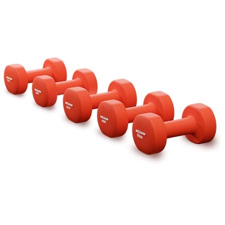 2er-Set Neopren Hanteln (rot)