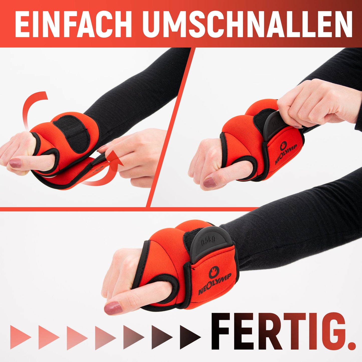 Gewichtsmanschetten Hand | B-Ware
