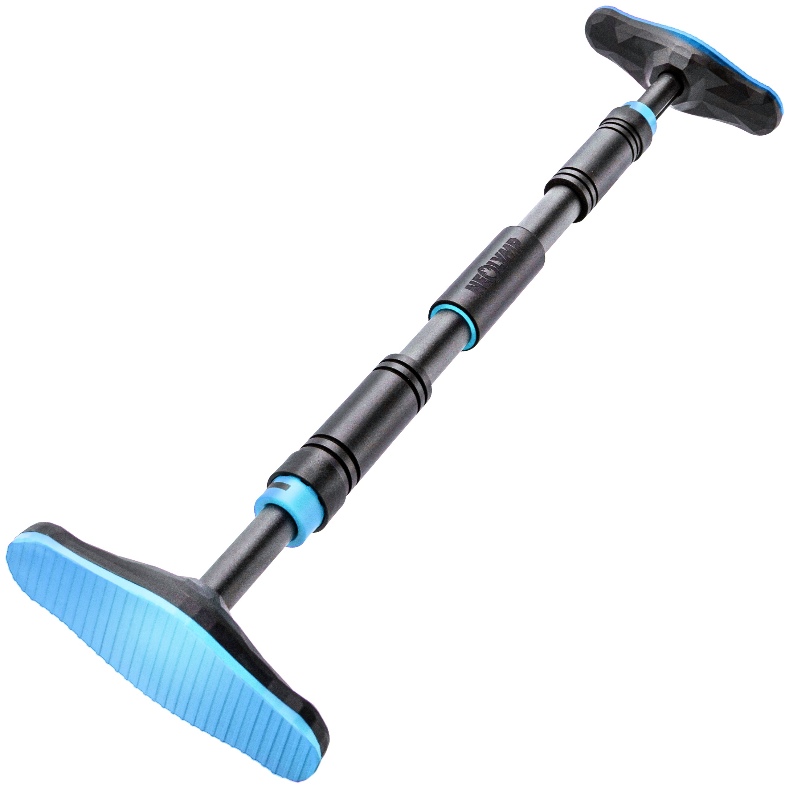 Telescopic pull-up bar for the door frame without screws