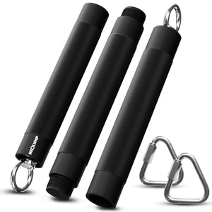 Bänderstange für Fitnessbänder mit Karabinern