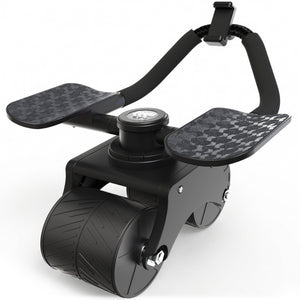 Bauchroller mit Unterarm-Auflage (schwarz) - Patentiert, 180° drehbar - - Bauchtrainer von NEOLYMP | Fitnessequipment und Sportartikel