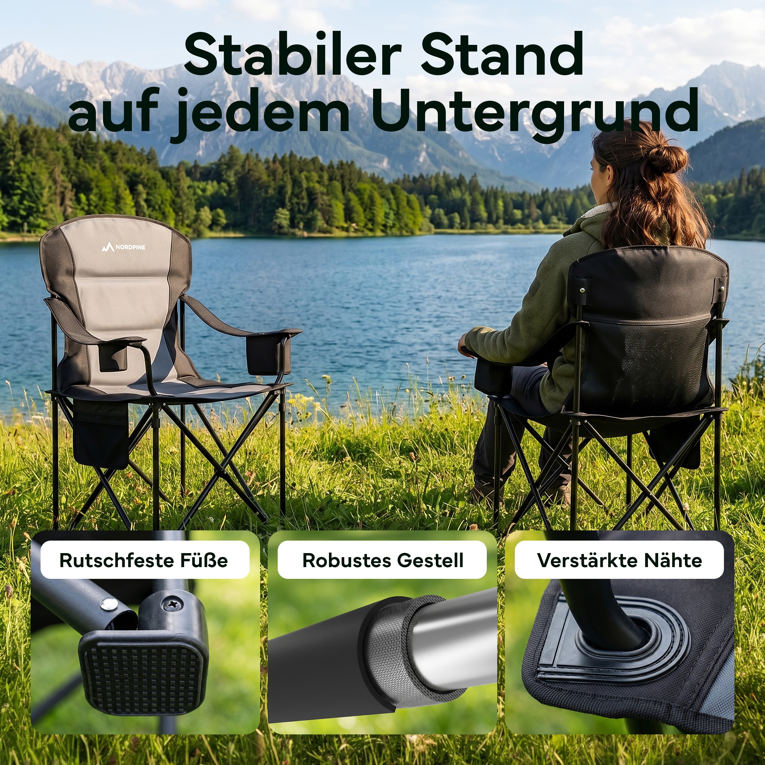 Campingstuhl – Groß | B-Ware