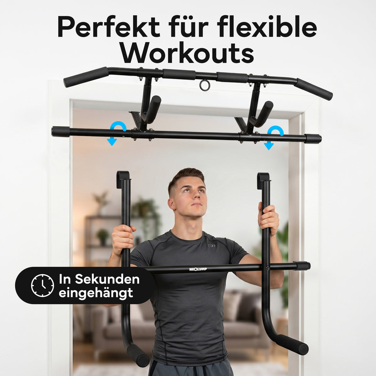 Dip-Bar-Adapter für Klimmzugstange - Dip Station | B-Ware - - Outlet von NEOLYMP | Fitnessequipment und Sportartikel