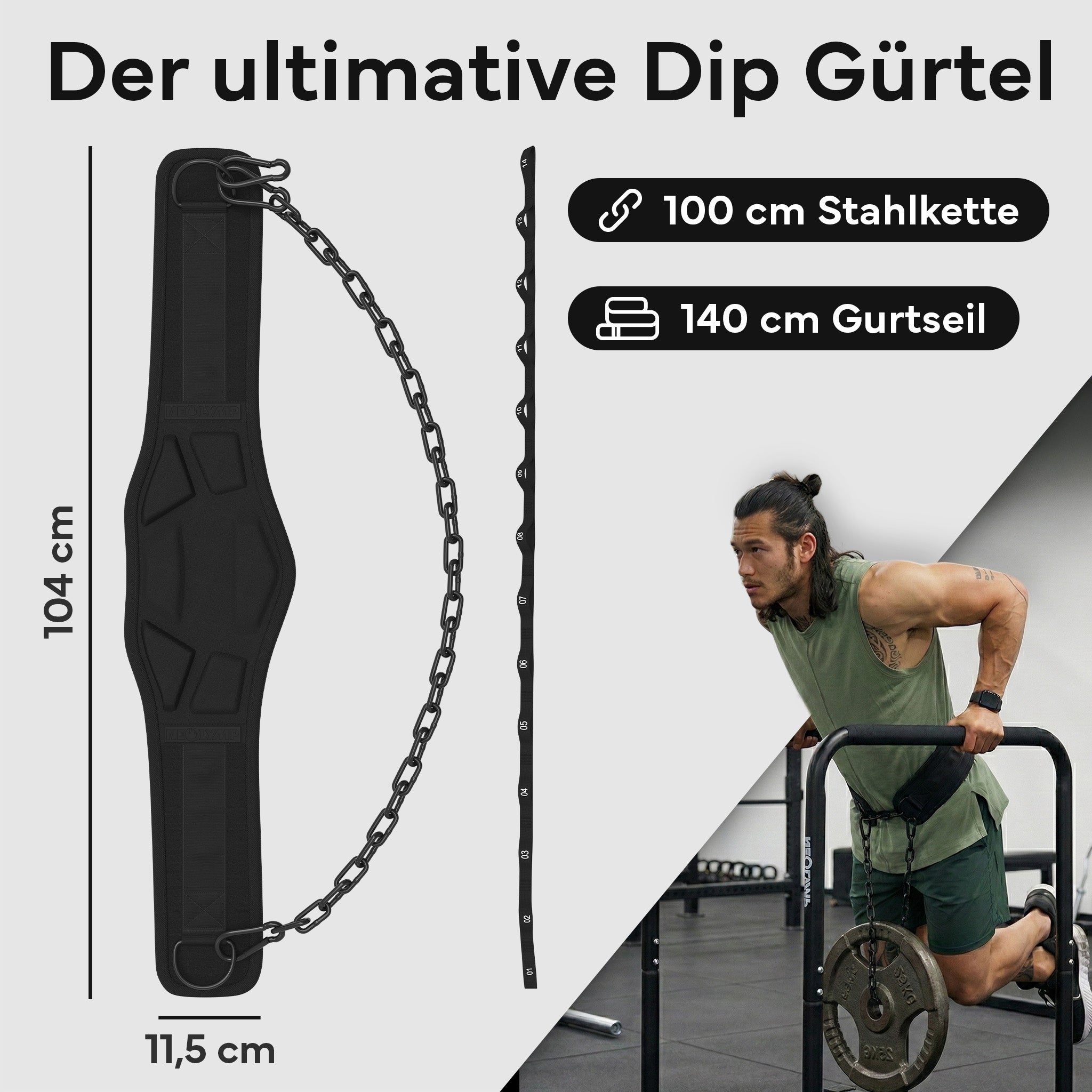 Dip-Gürtel Set für Calisthenics