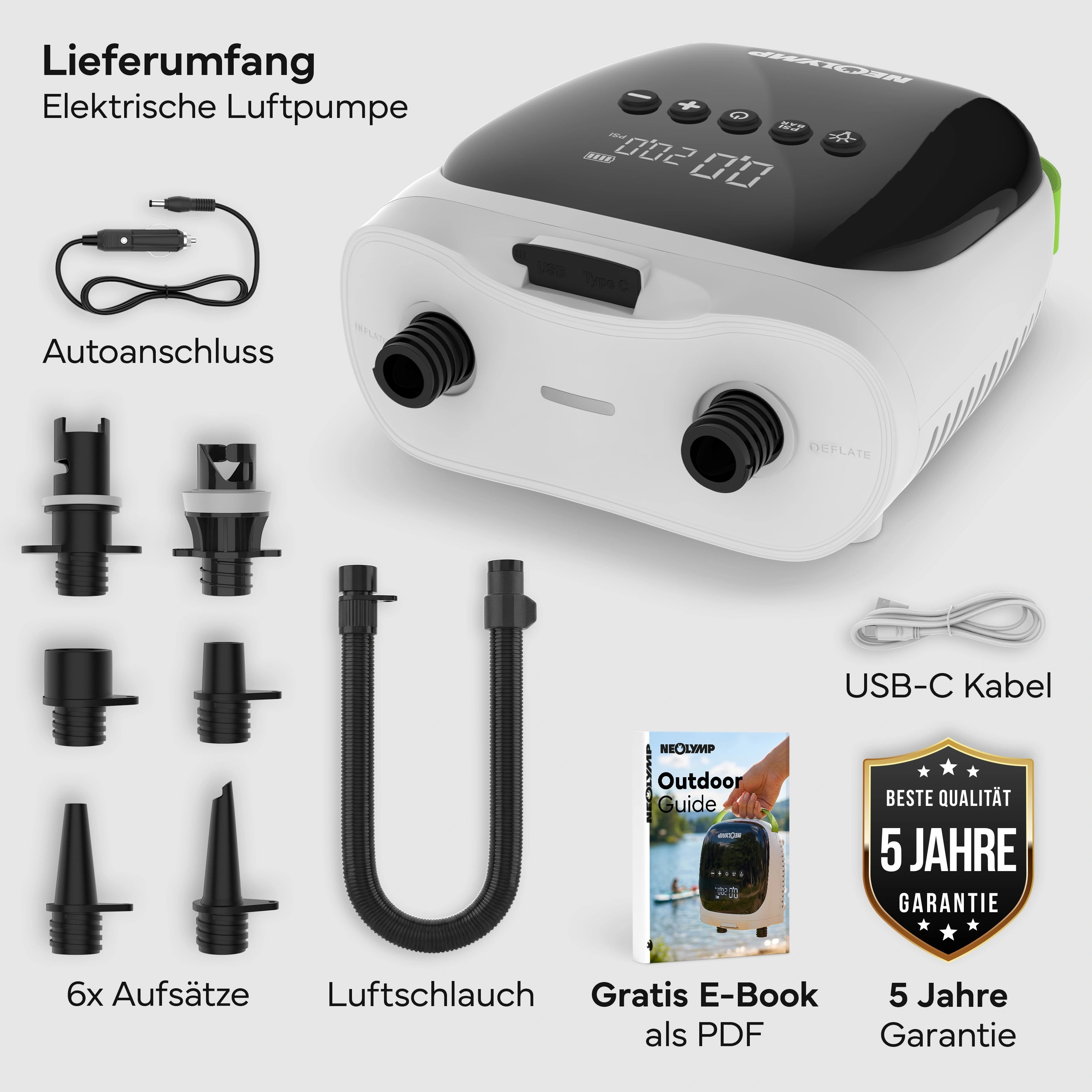 Elektrische Luftpumpe