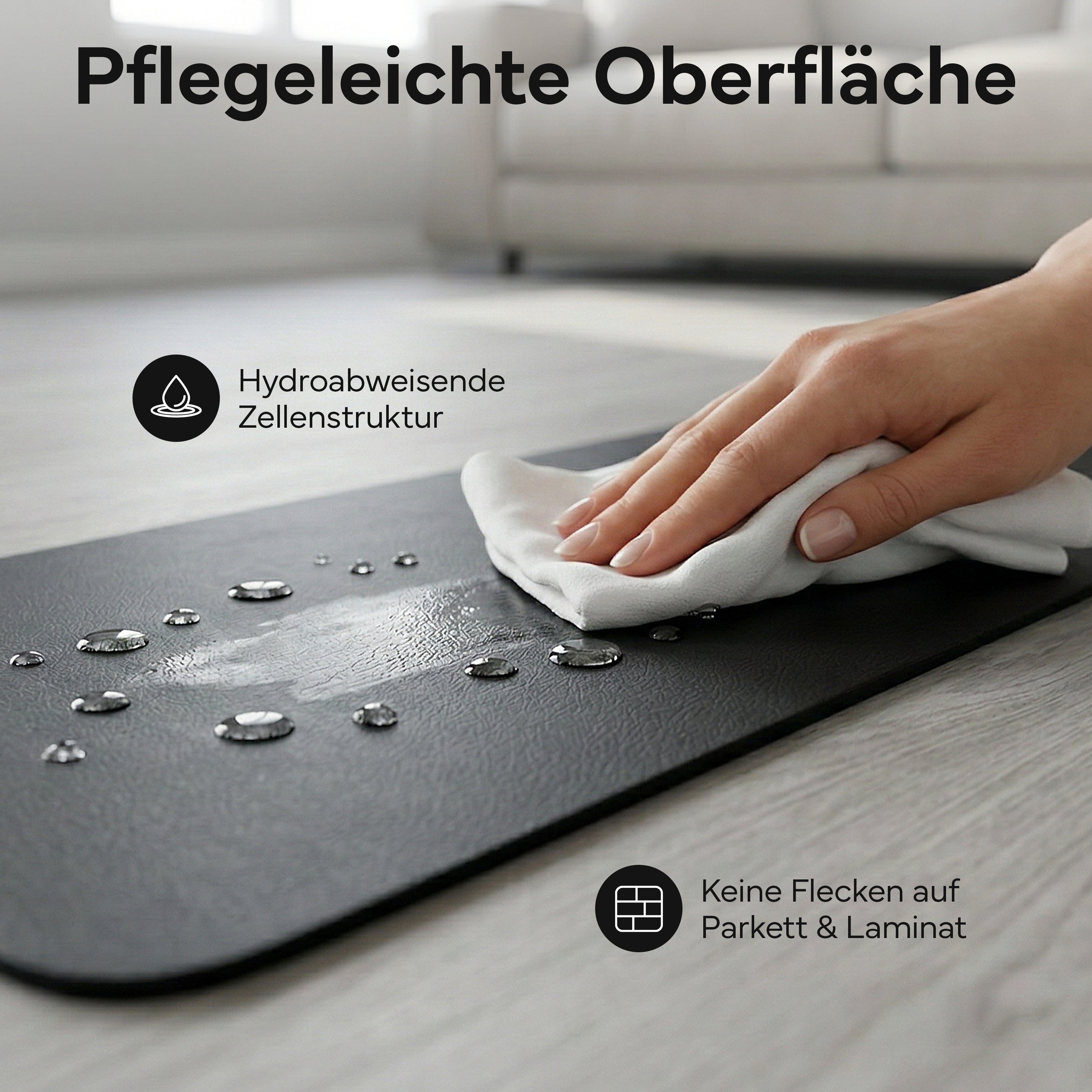 Protective mat for fitness equipment