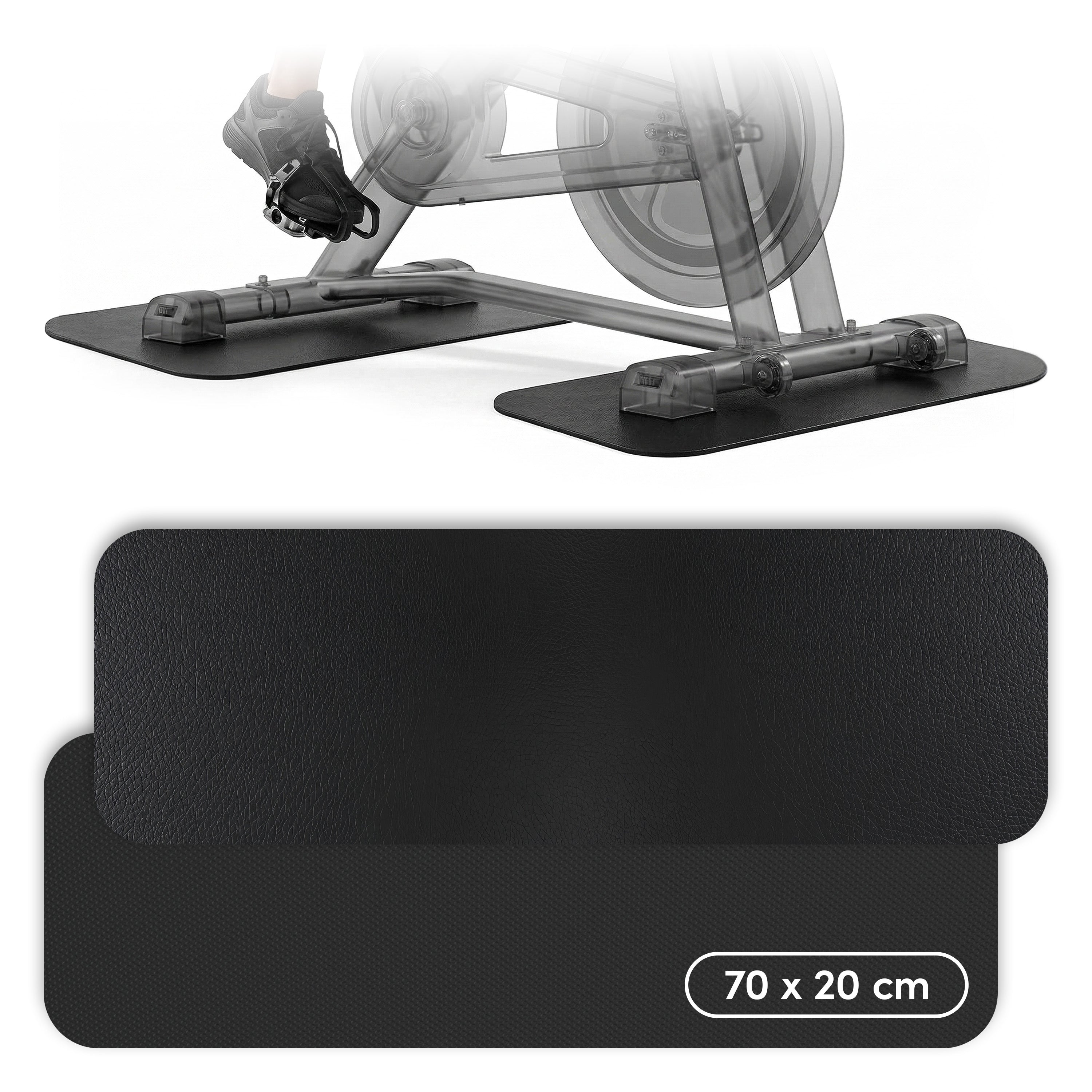 Protective mat for fitness equipment