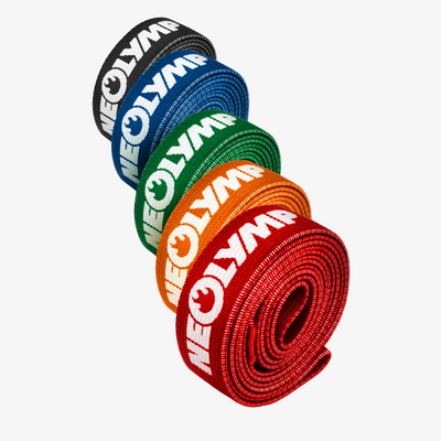 5 Stufen Fitnessbänder lang