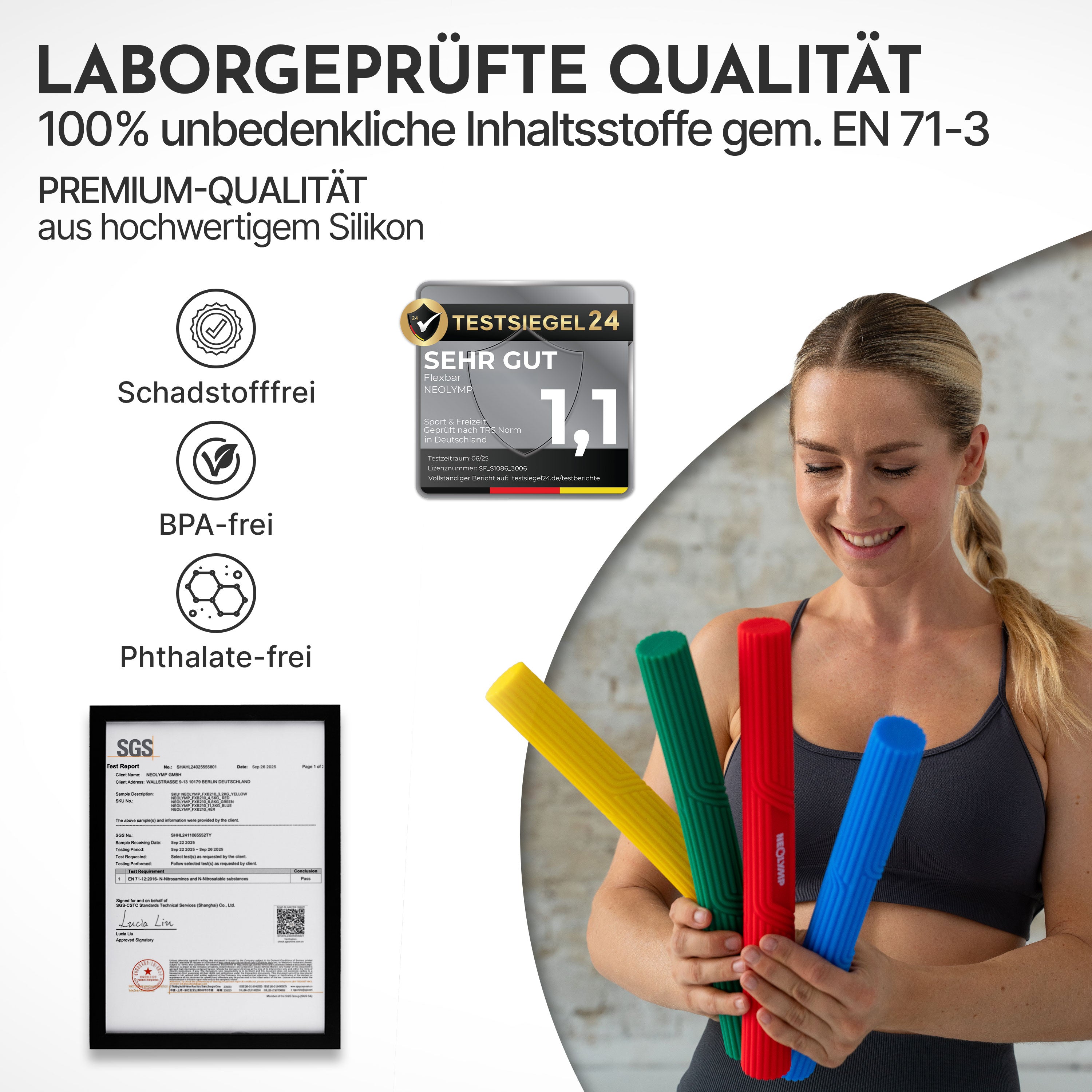 Flexbar Trainingsstab Handkraft-Trainer