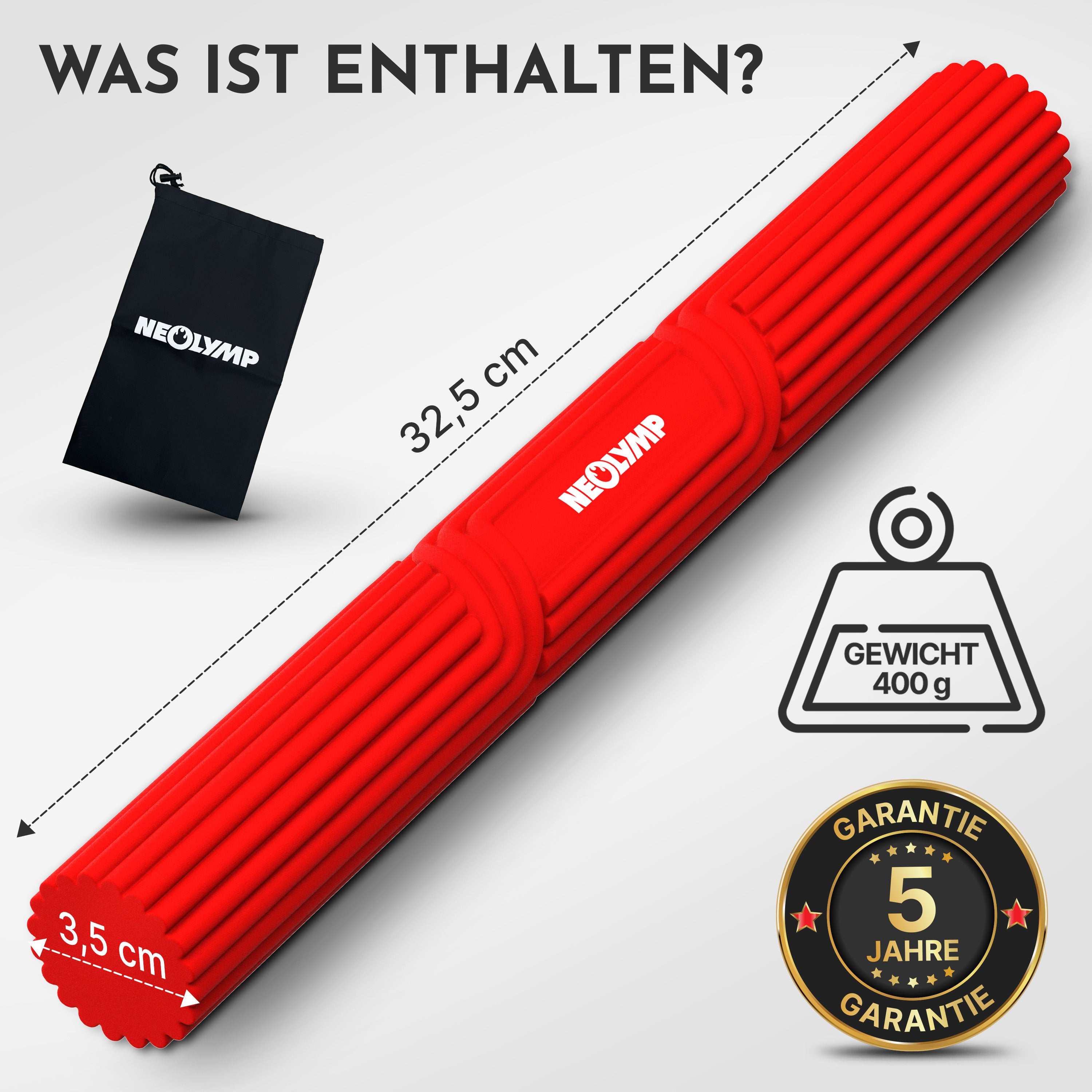 Flexbar Trainingsstab Handkraft-Trainer