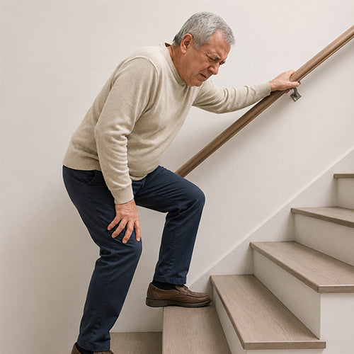 Treppen steigen