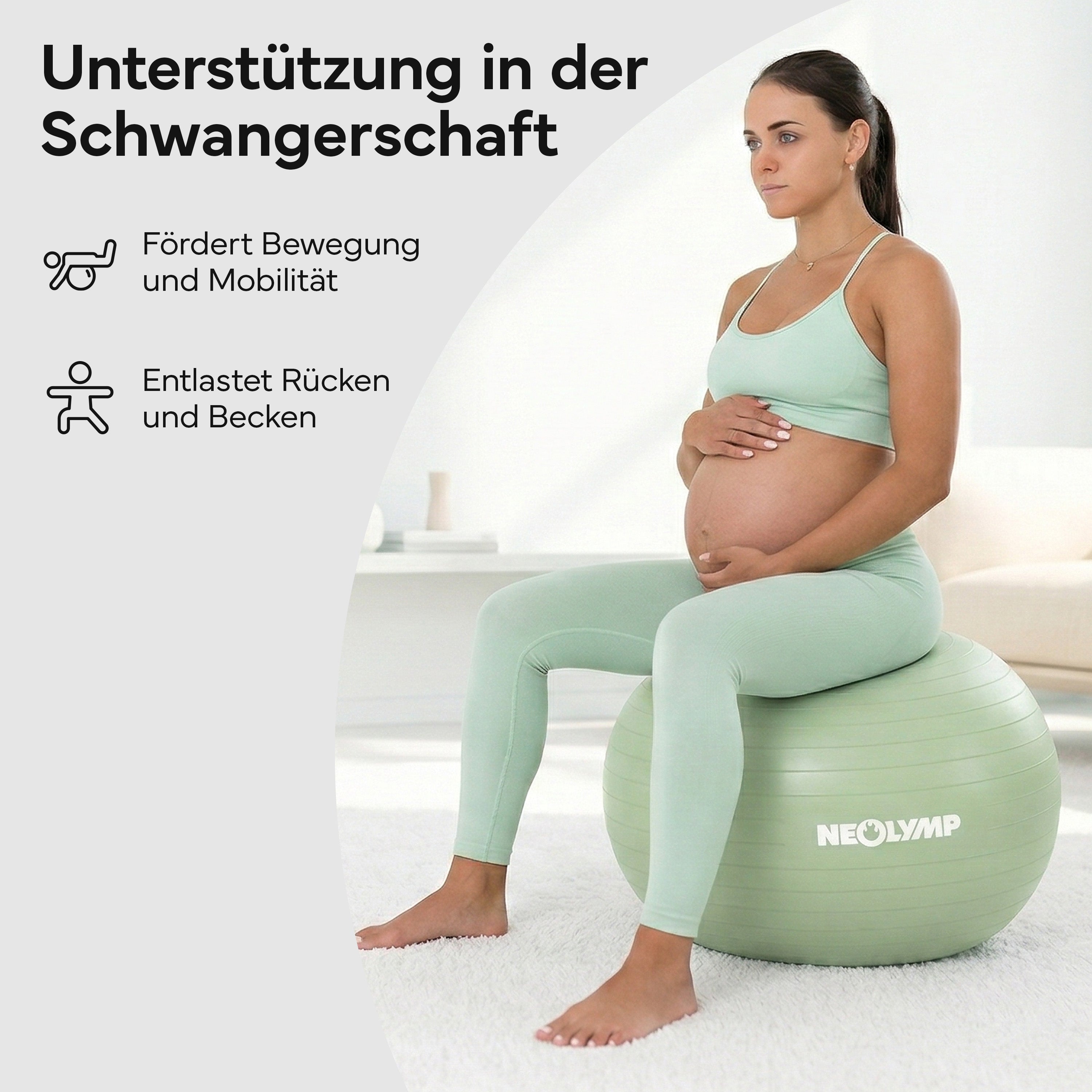 Gymnastikball - für aktives Sitzen, Recovery und Physio