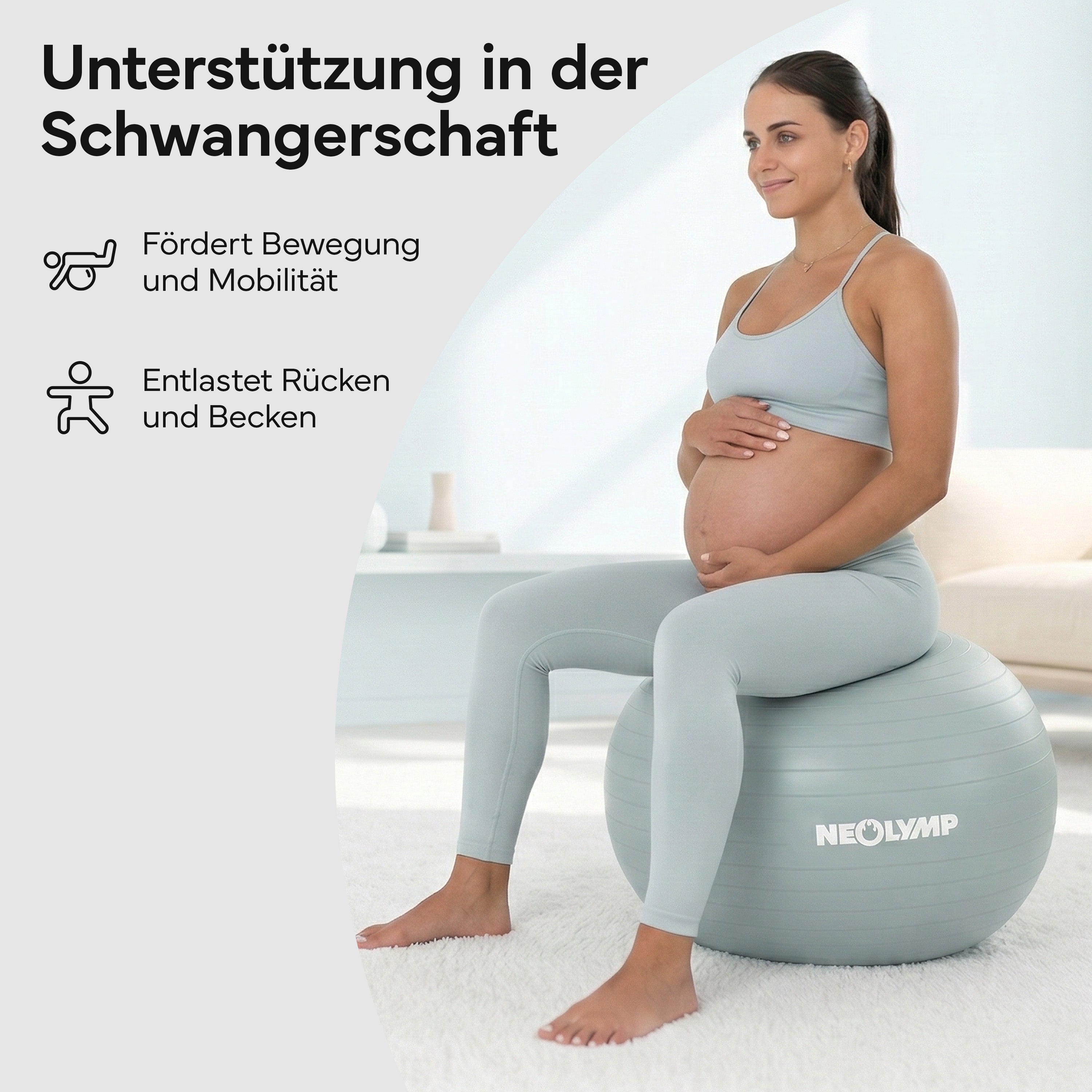 Gymnastikball - für aktives Sitzen, Recovery und Physio