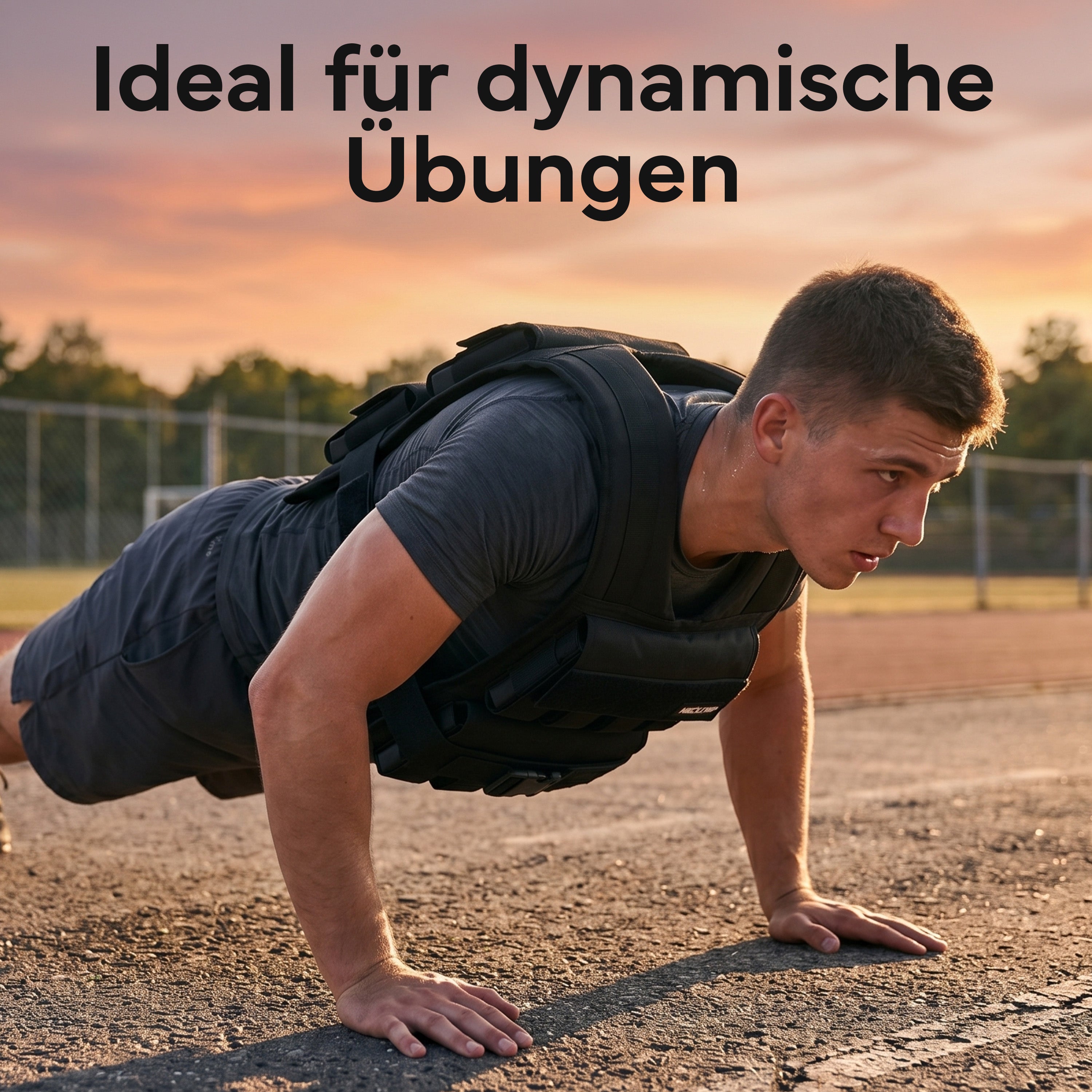 Verstellbare Gewichtsweste bis 20 kg, für Calisthenics - - Gewichtswesten & -manschetten von NEOLYMP | Fitnessequipment und Sportartikel