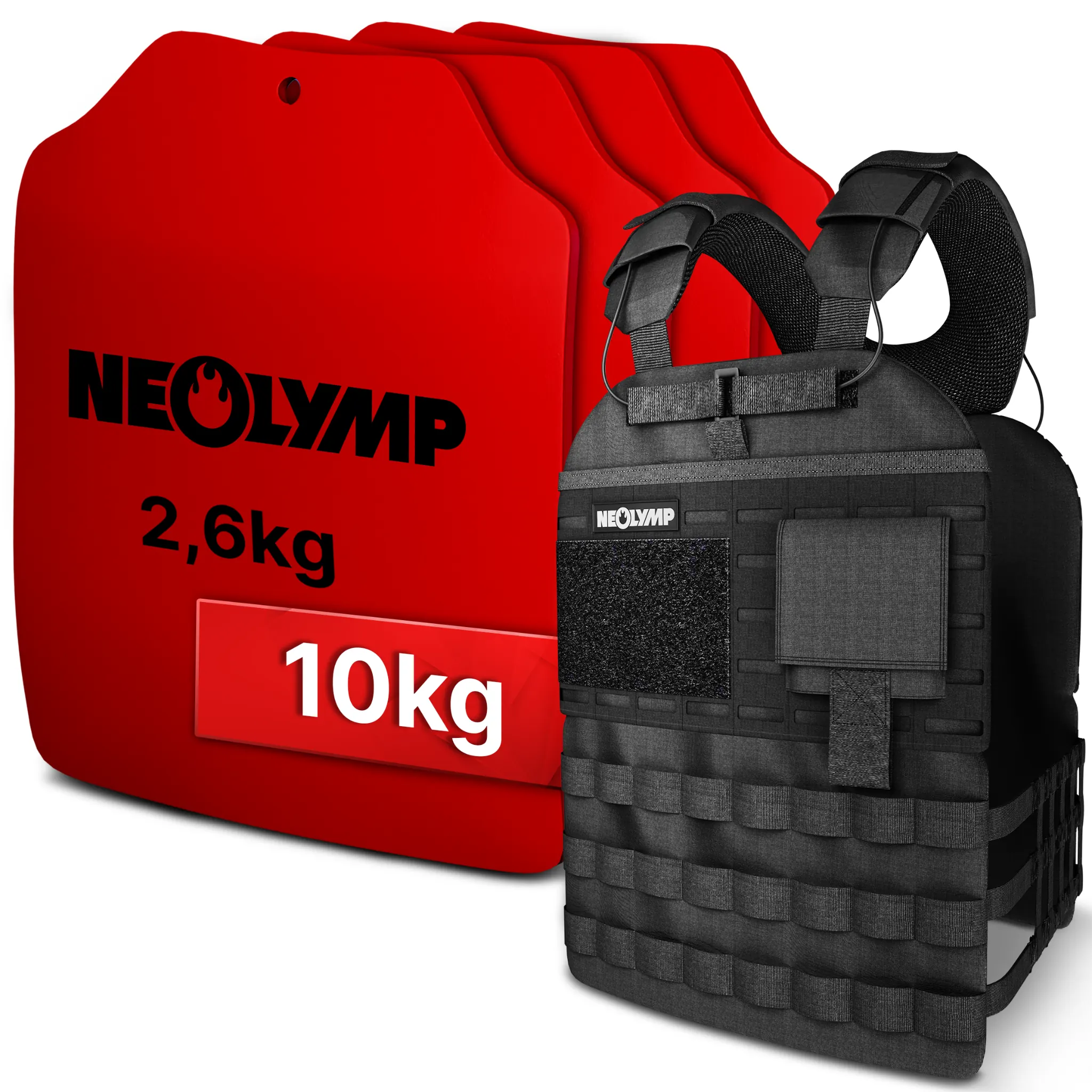 Gewichtsweste mit Zusatzgewicht - Weighted Vest für Calisthenics & HIIT