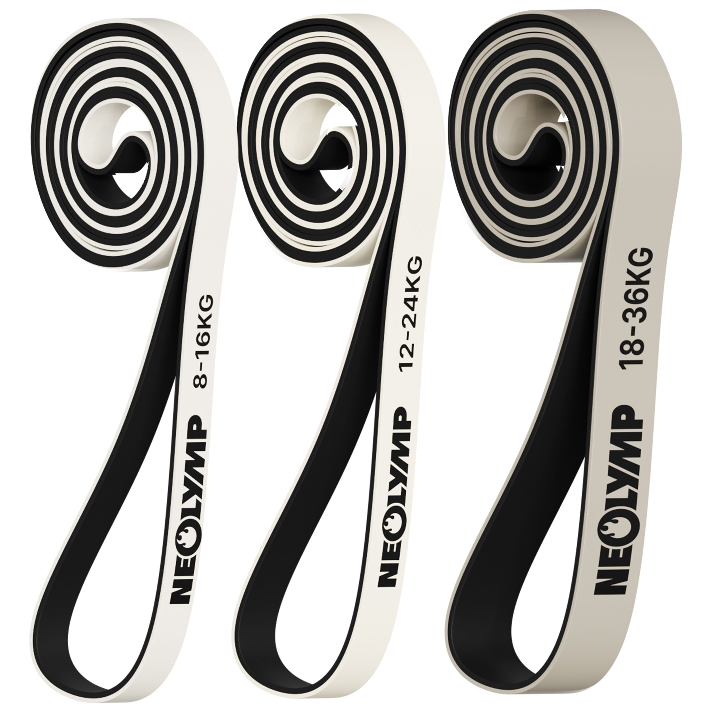 Heavy Resistance Bands aus Latex grau