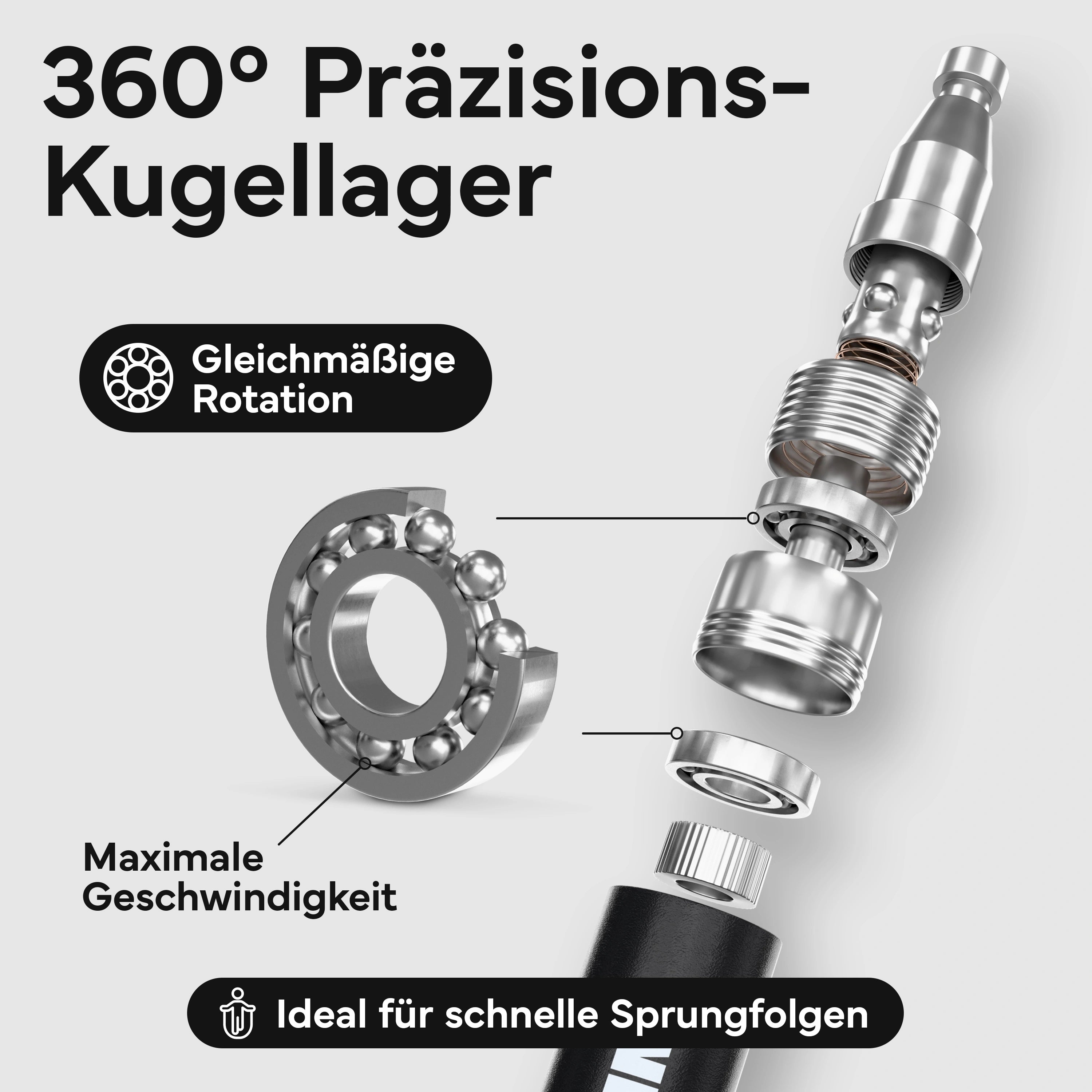 Springseil - Speed Jump Rope aus Aluminium