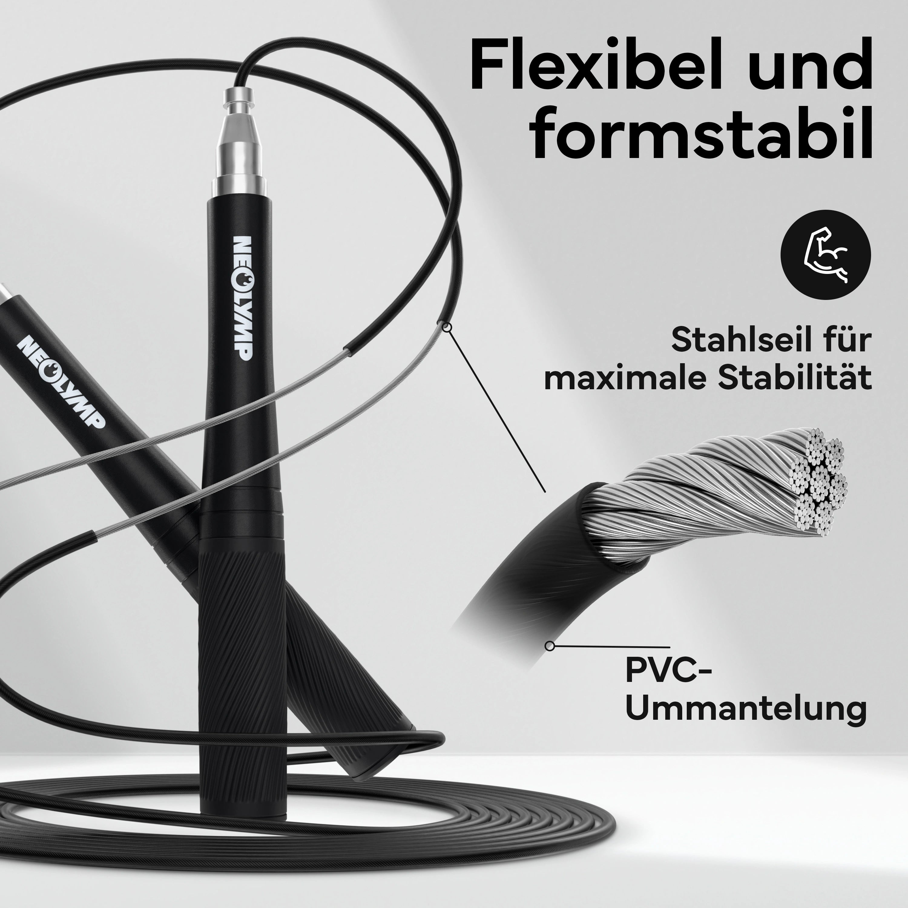 Springseil - Speed Jump Rope aus Aluminium