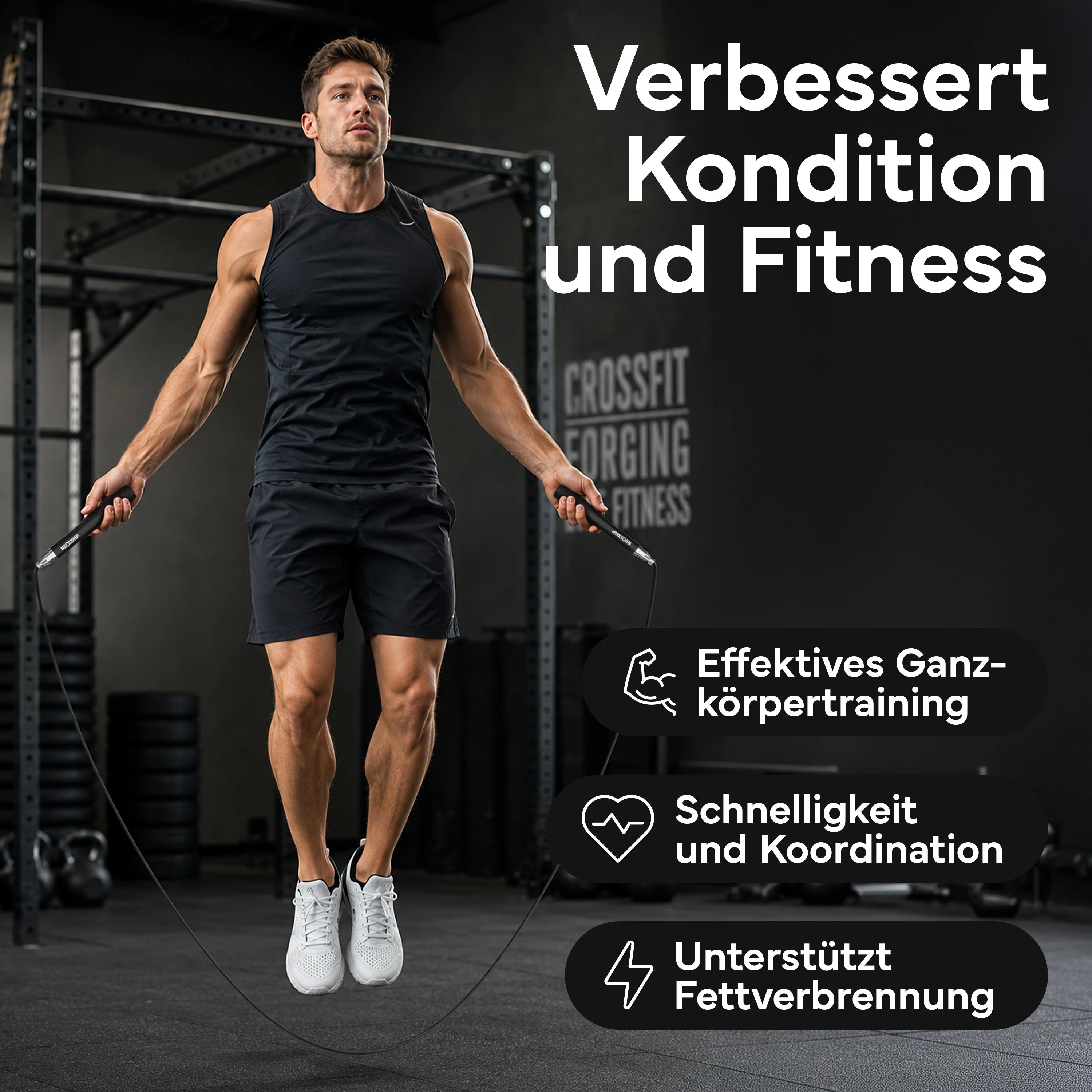 Springseil - Speed Jump Rope aus Aluminium