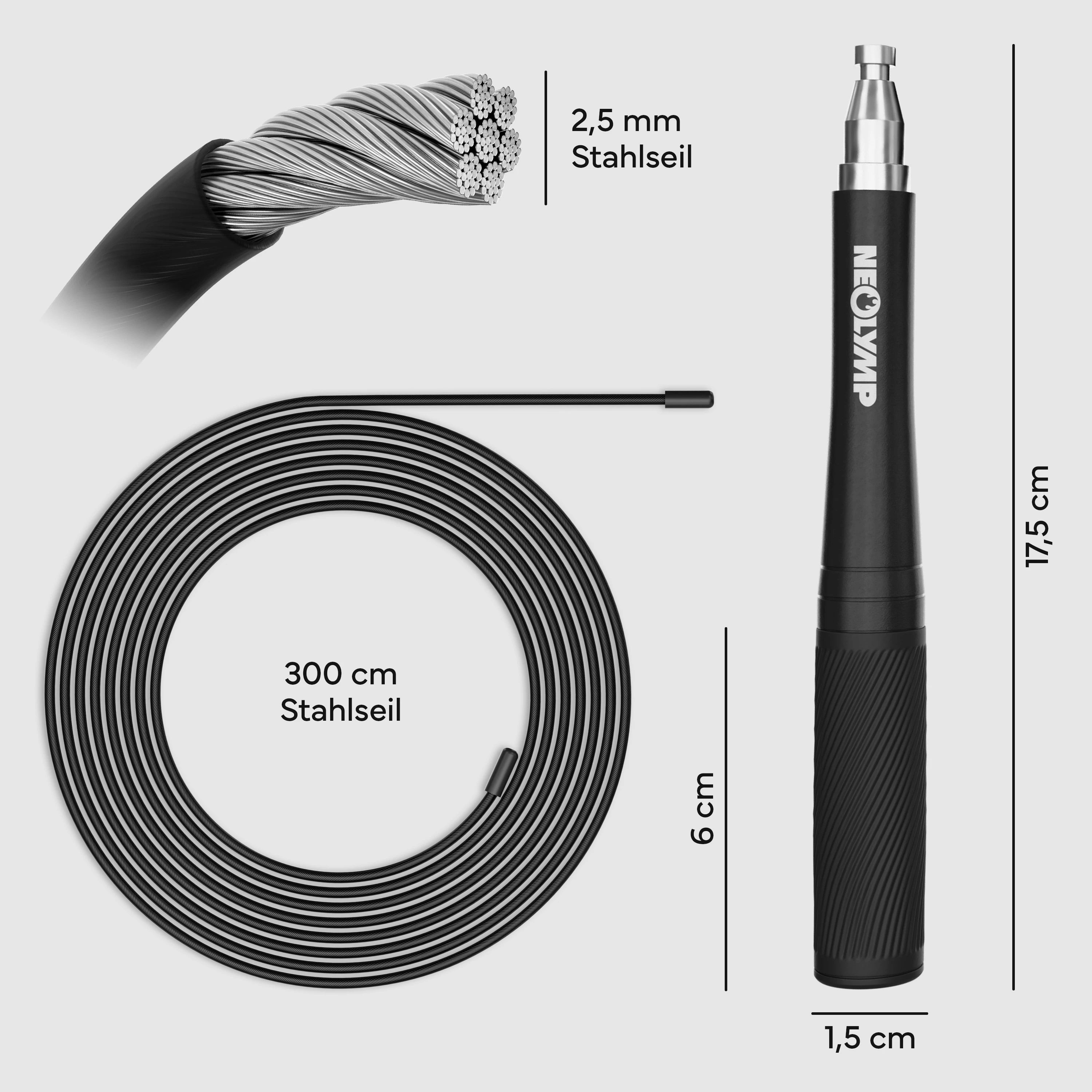 Springseil - Speed Jump Rope aus Aluminium