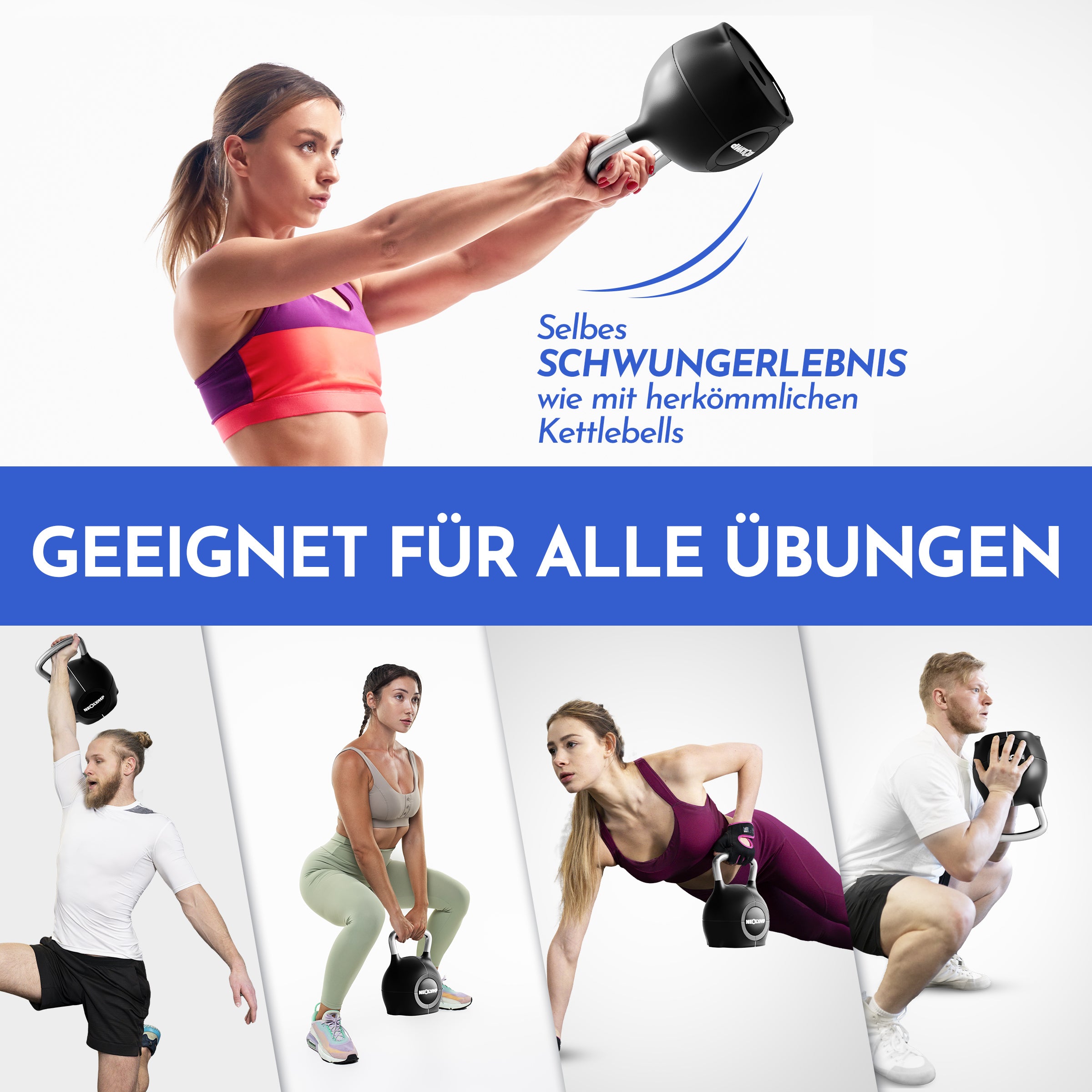 Kettlebell mit verstellbarem Gewicht (7 in 1)