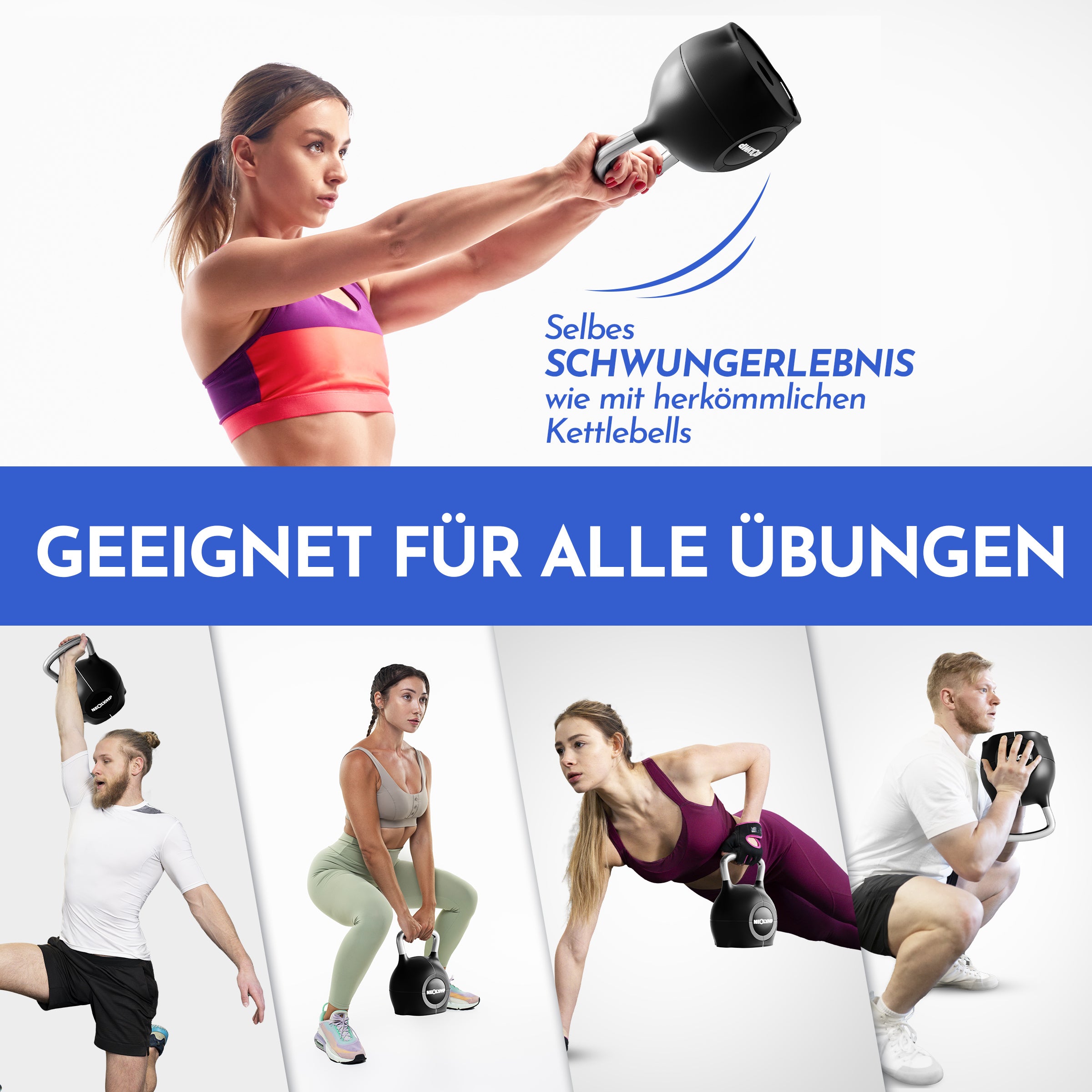 Kettlebell mit verstellbarem Gewicht (7 in 1)