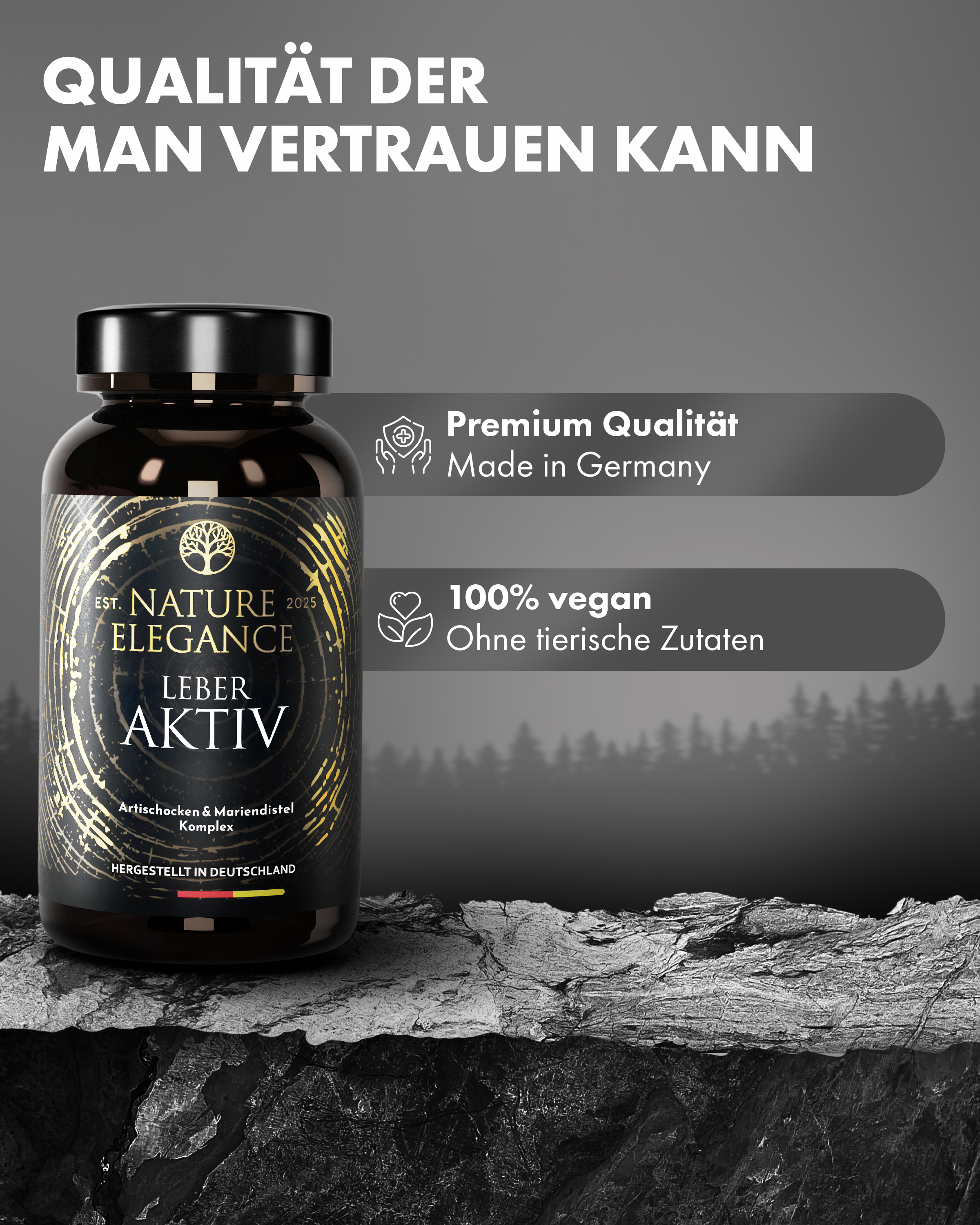 Nature Elegance - Leber Aktiv (Mariendistel Artischocke Löwenzahn Komplex)
