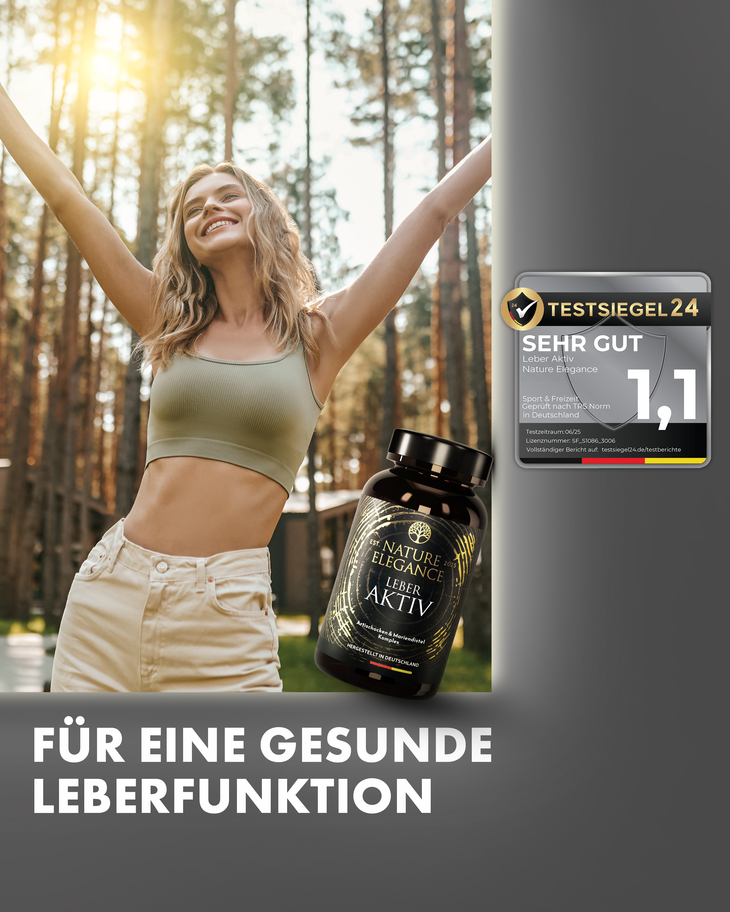 Nature Elegance - Leber Aktiv (Mariendistel Artischocke Löwenzahn Komplex)