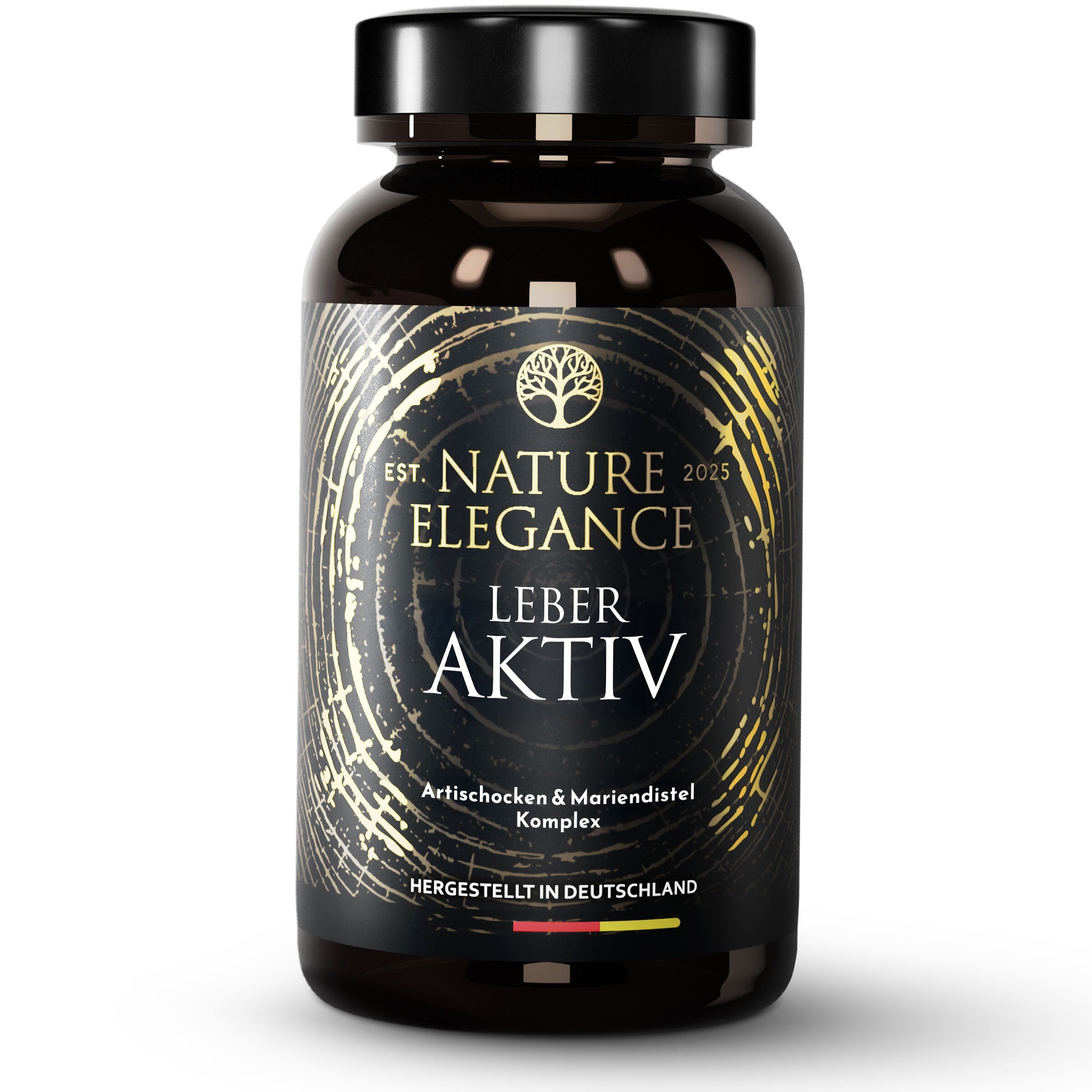 Nature Elegance - Leber Aktiv (Mariendistel Artischocke Löwenzahn Komplex) – 1er Pack (120 Stück) (B‑Ware)