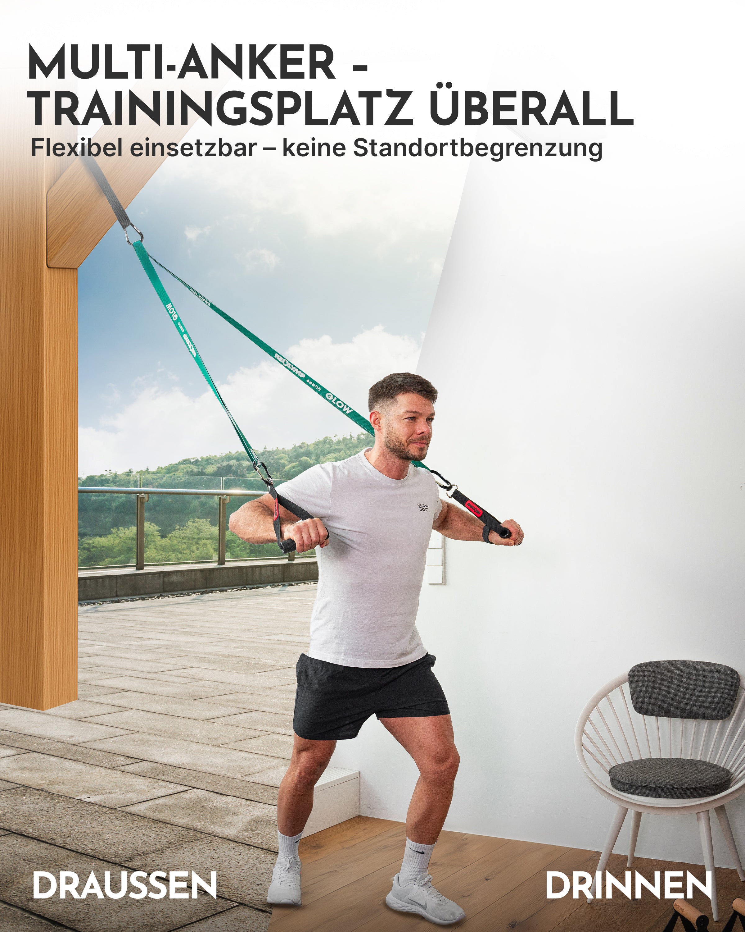 Multianker für Fitnessbänder