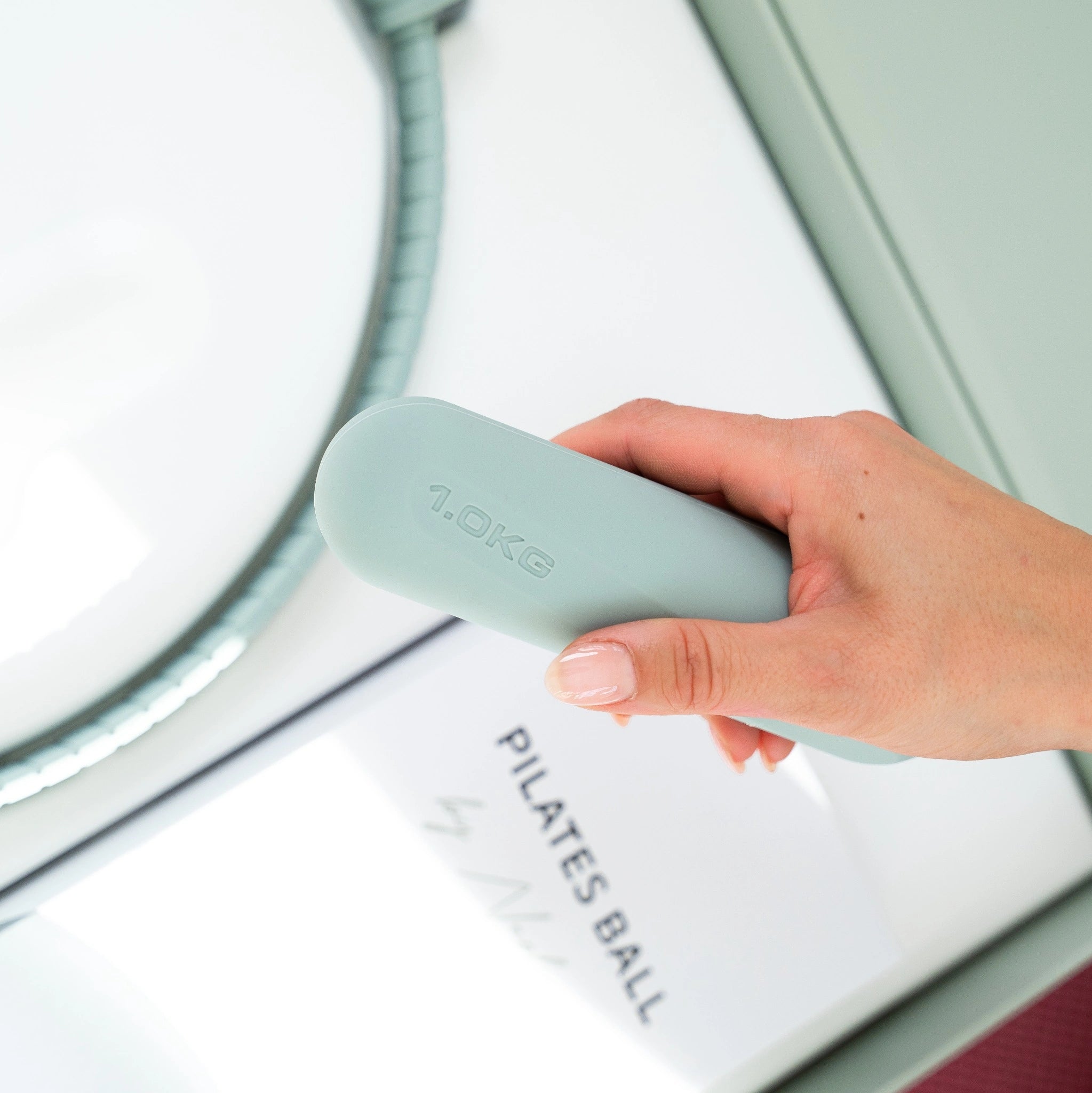 Pilateshanteln 2er Set aus hochwertigem Silikon, 1-2 kg - Sky Blue 2 kg - Hantel von NEOLYMP | Fitnessequipment und Sportartikel