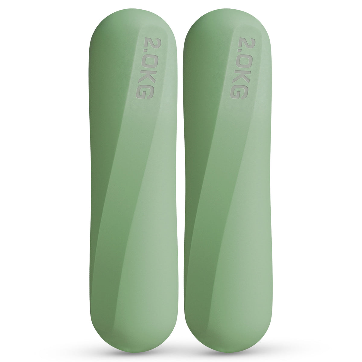 Pilateshanteln 2er Set aus hochwertigem Silikon, 1-2 kg – Matcha / 2 kg | B-Ware - - Outlet von NEOLYMP | Fitnessequipment und Sportartikel