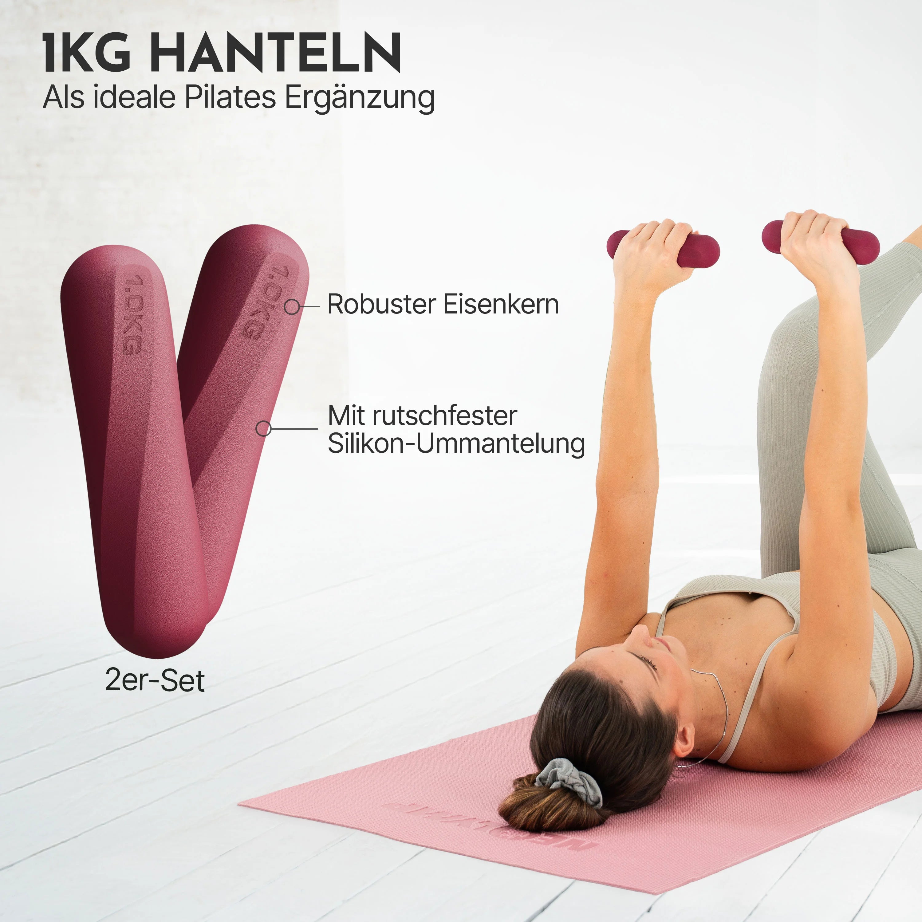 Pilates Komplett-Set Premium -  mit Geschenkbox