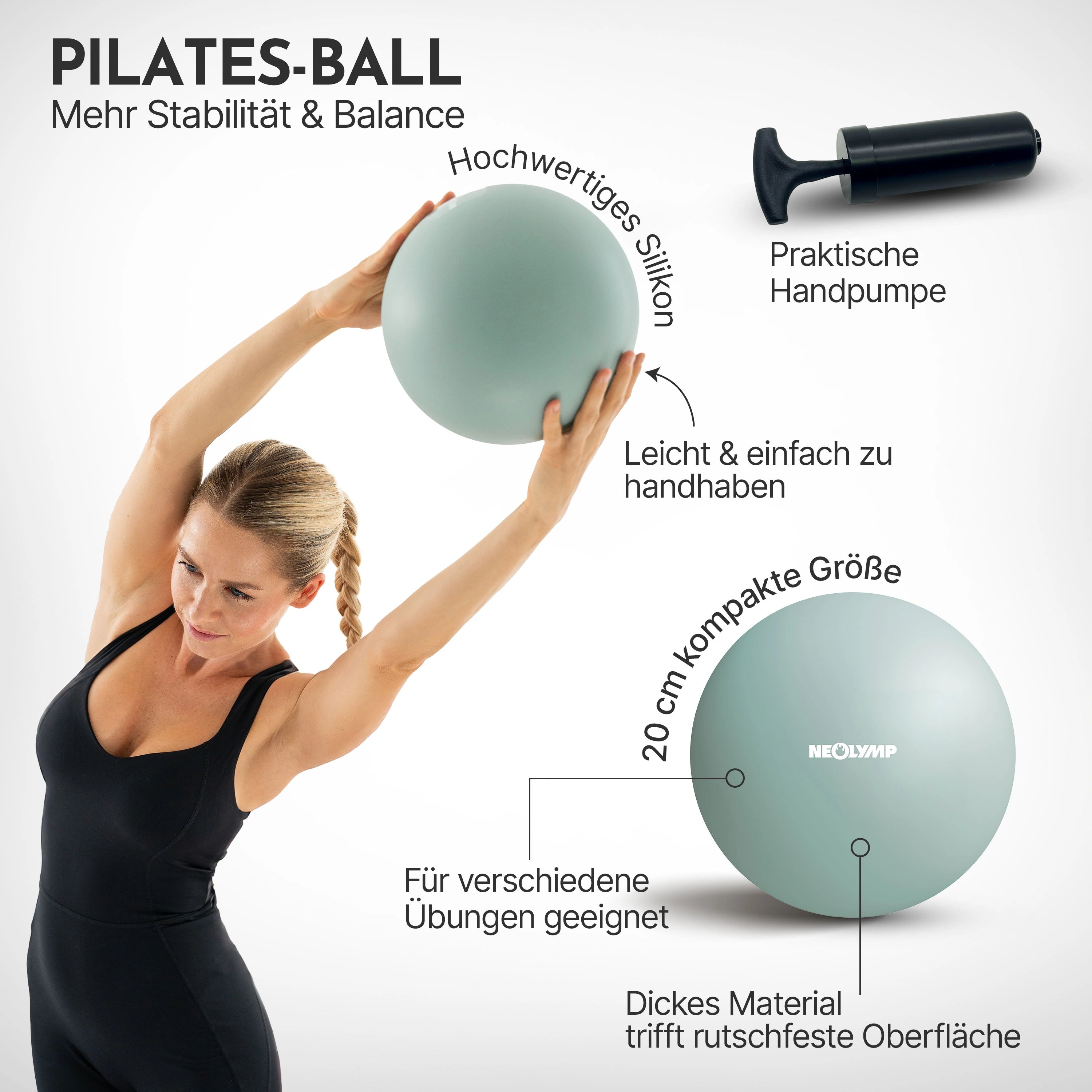 Pilates Komplett-Set Premium -  mit Geschenkbox